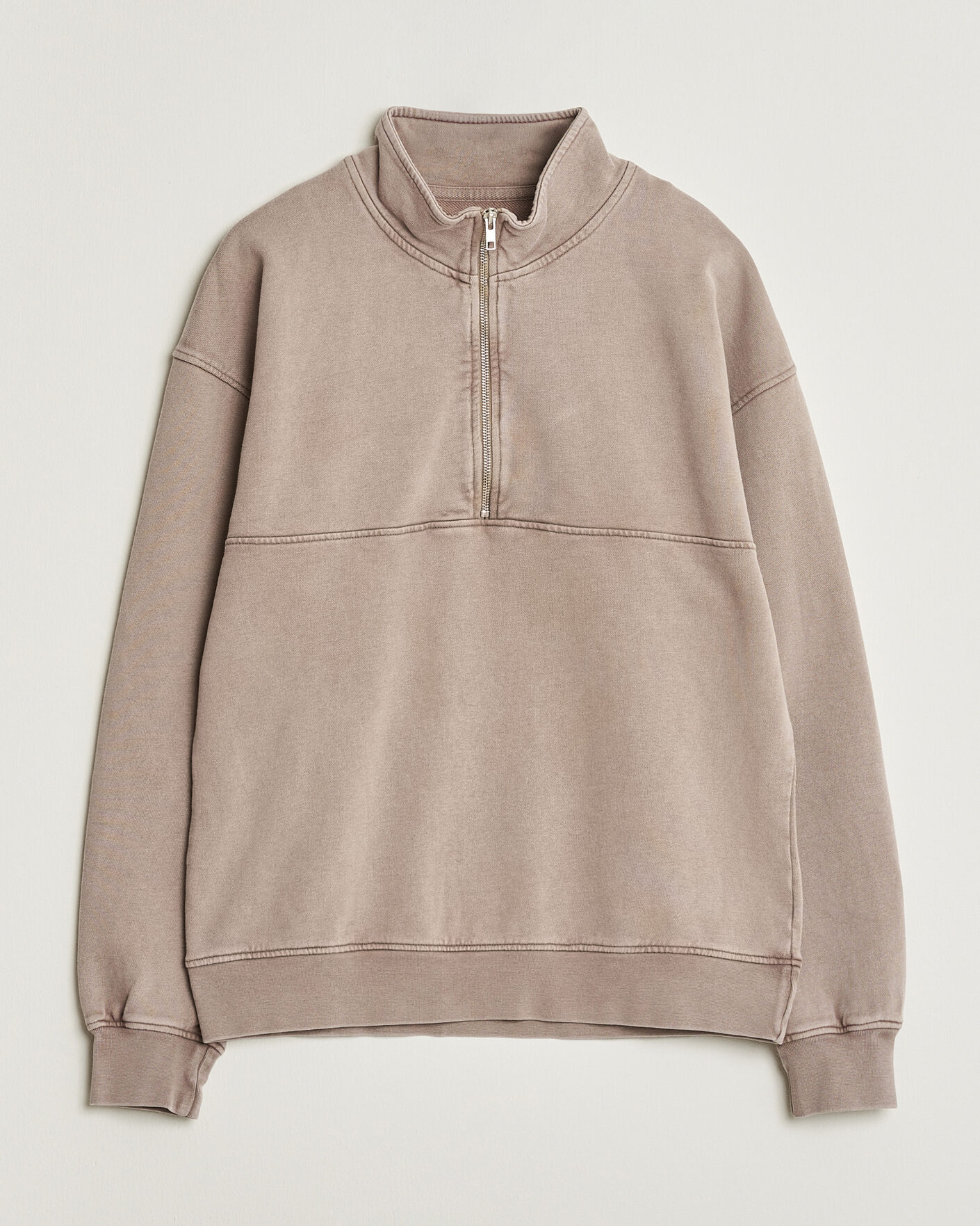 Mies | Puserot | Colorful Standard | Classic Organic Half-Zip Faded Khaki