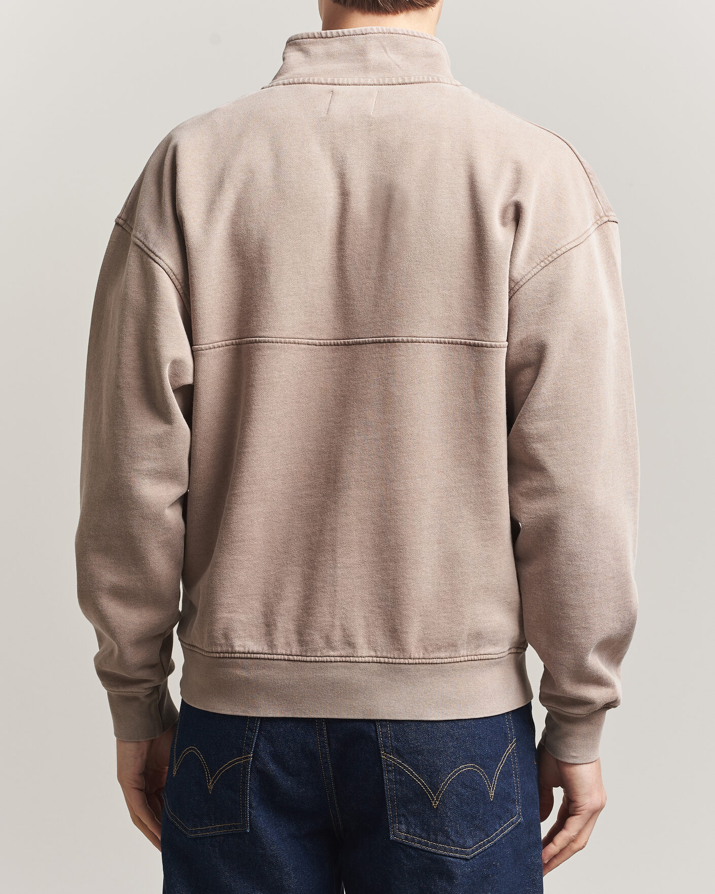 Mies | Puserot | Colorful Standard | Classic Organic Half-Zip Faded Khaki