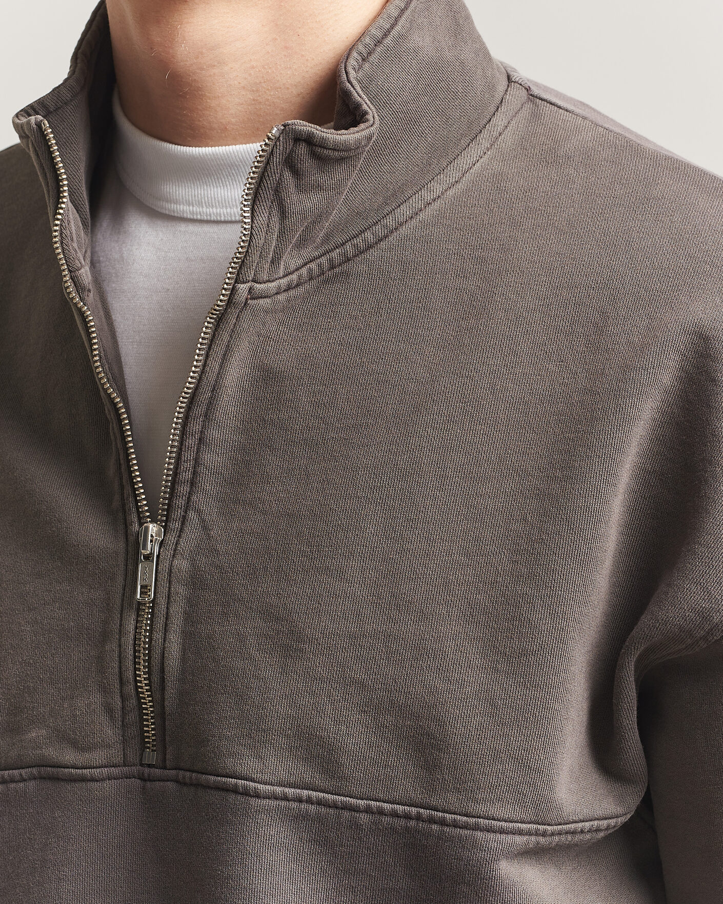 Mies | Puserot | Colorful Standard | Classic Organic Half-Zip Faded Mud