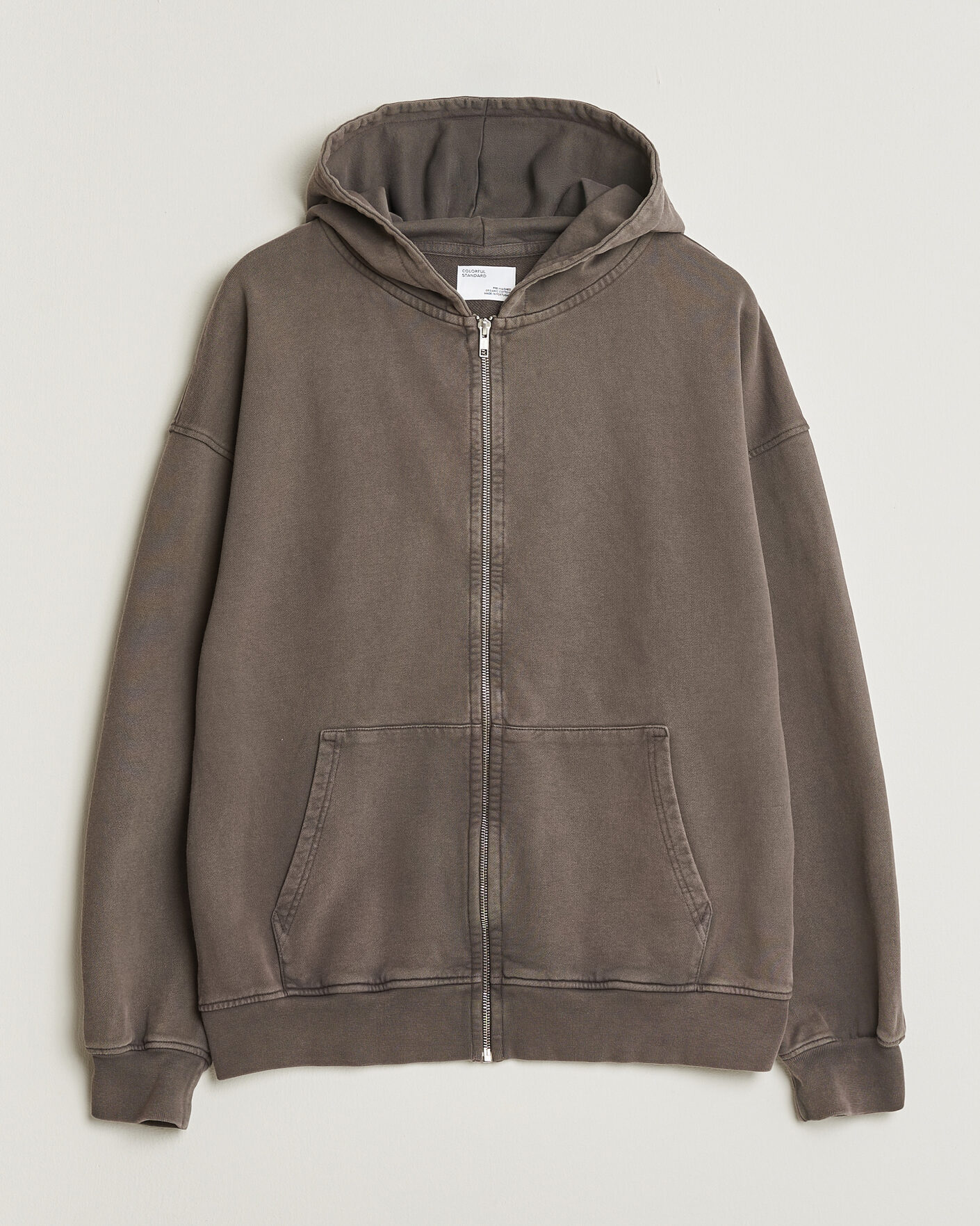 Mies | Puserot | Colorful Standard | Classic Organic Full Zip Hoodie Faded Mud