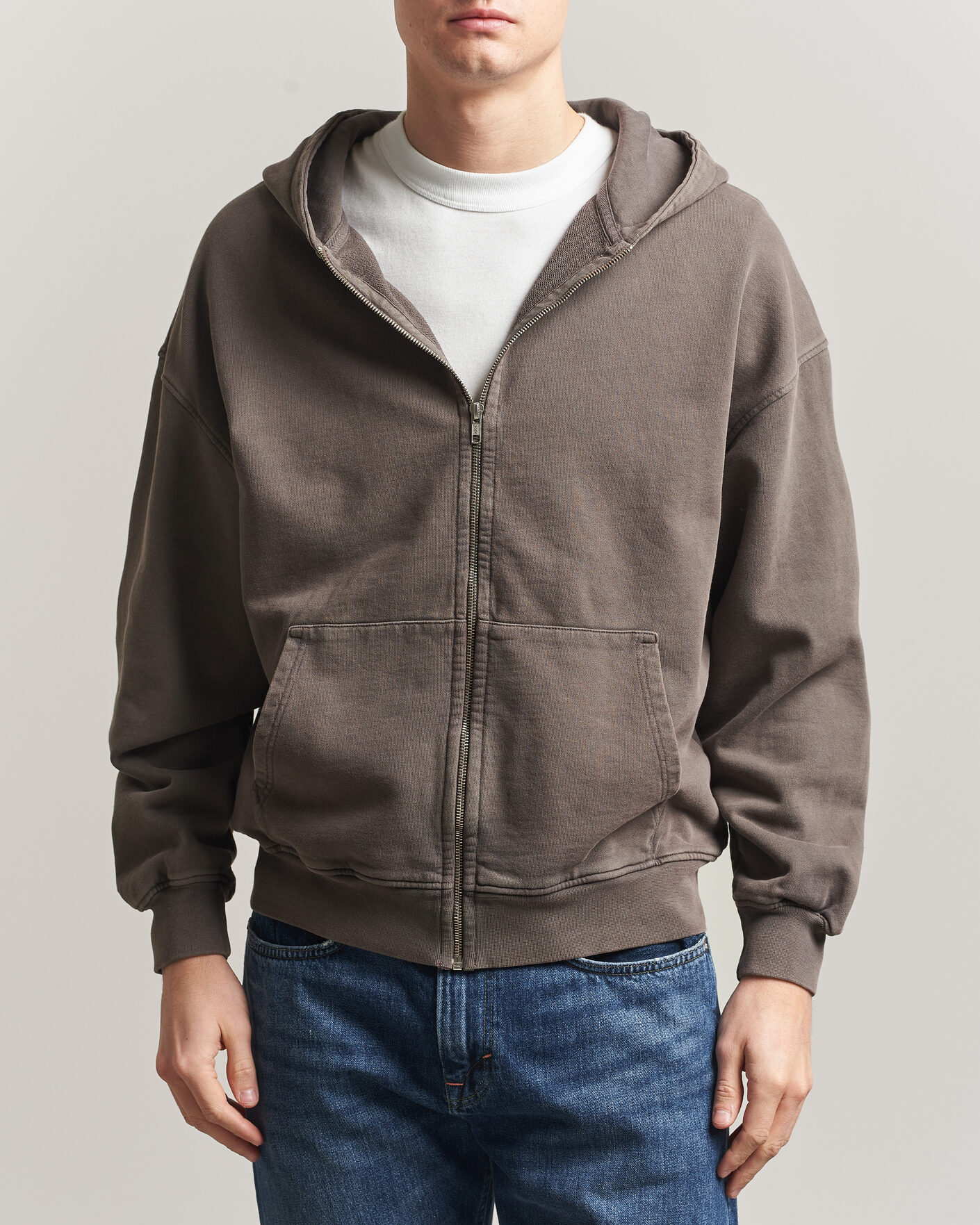 Mies | Puserot | Colorful Standard | Classic Organic Full Zip Hoodie Faded Mud