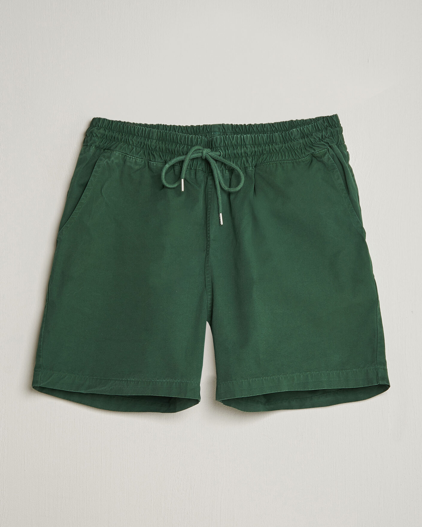 Mies | Shortsit | Colorful Standard | Classic Organic Twill Drawstring Shorts Emerald Green