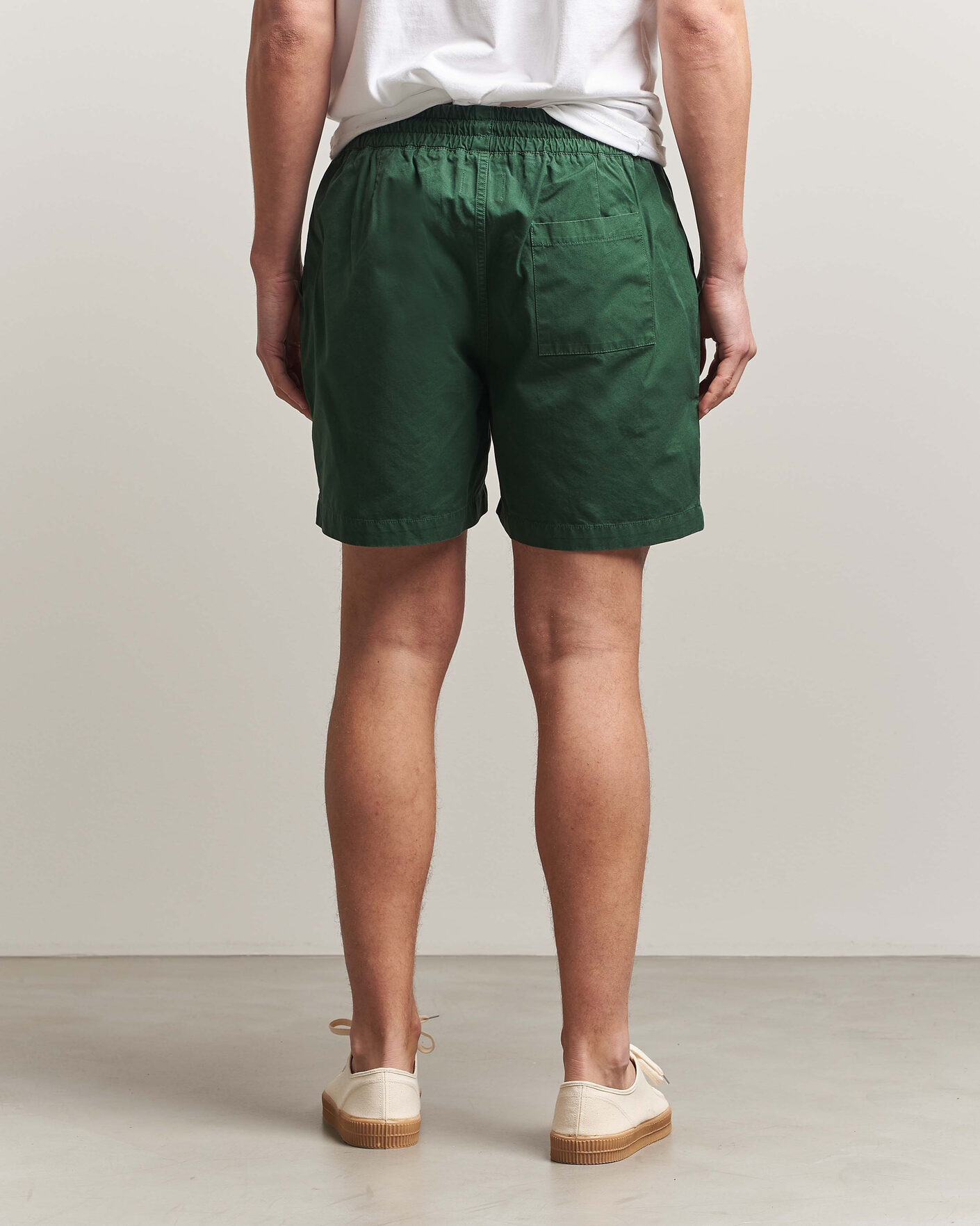 Mies | Shortsit | Colorful Standard | Classic Organic Twill Drawstring Shorts Emerald Green