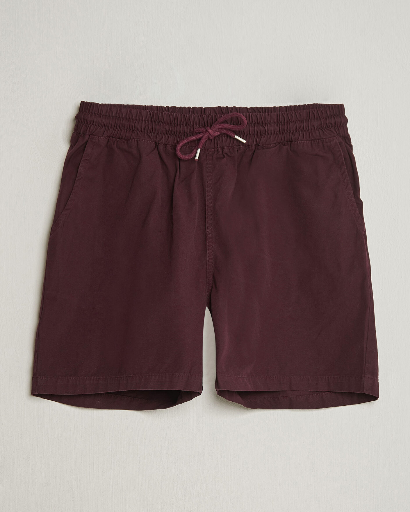 Mies | Shortsit | Colorful Standard | Classic Organic Twill Drawstring Shorts Oxblood Red