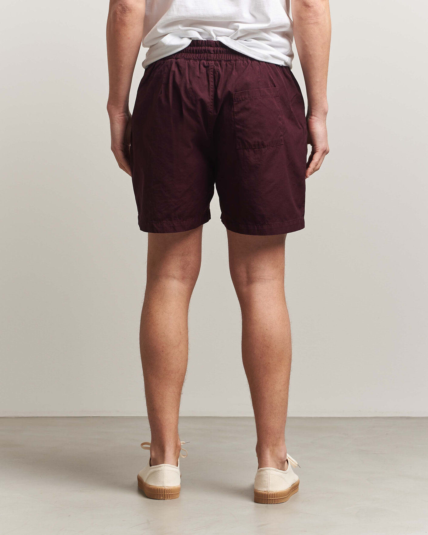 Mies | Shortsit | Colorful Standard | Classic Organic Twill Drawstring Shorts Oxblood Red