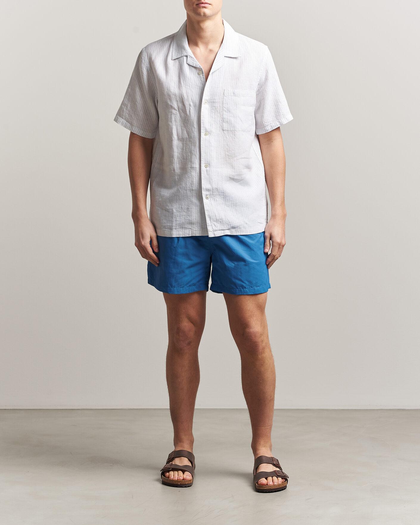 Mies | Uimahousut | Colorful Standard | Classic Organic Swim Shorts Pacific Blue