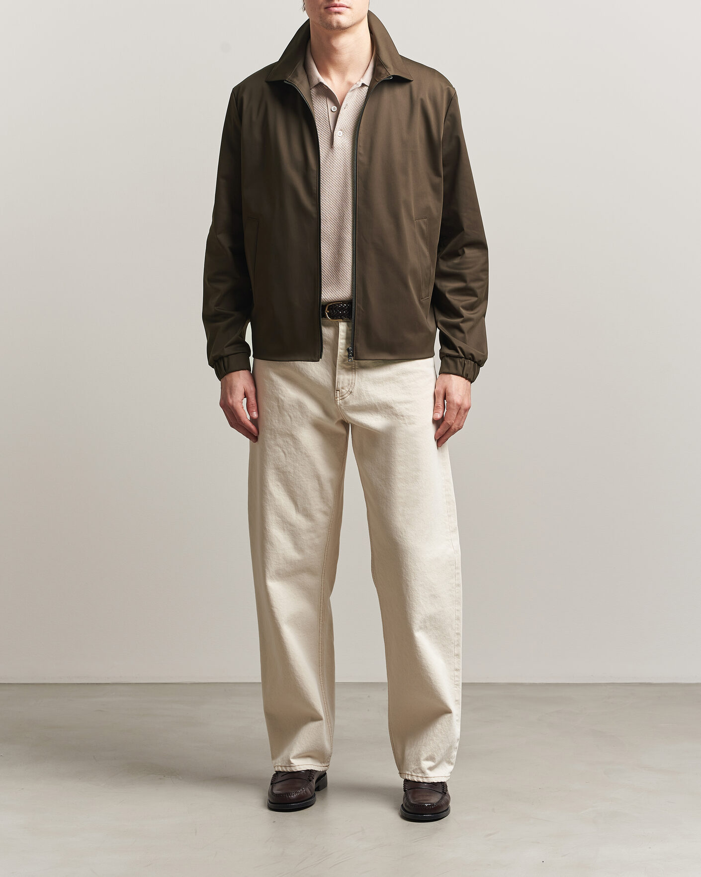 Mies | Takit | Harris Wharf London | Light Technic Short Jacket Dark Brown