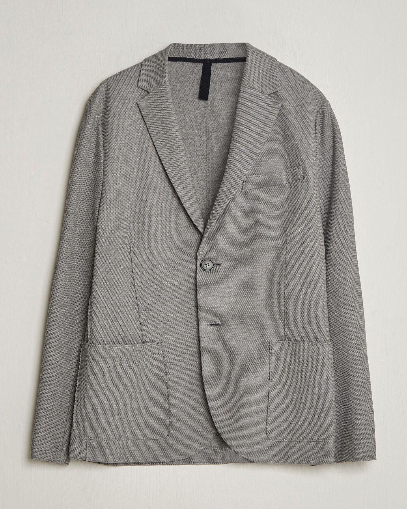 Mies | Pikkutakit | Harris Wharf London | Loro Piana Honey Comb Blazer Light Grey