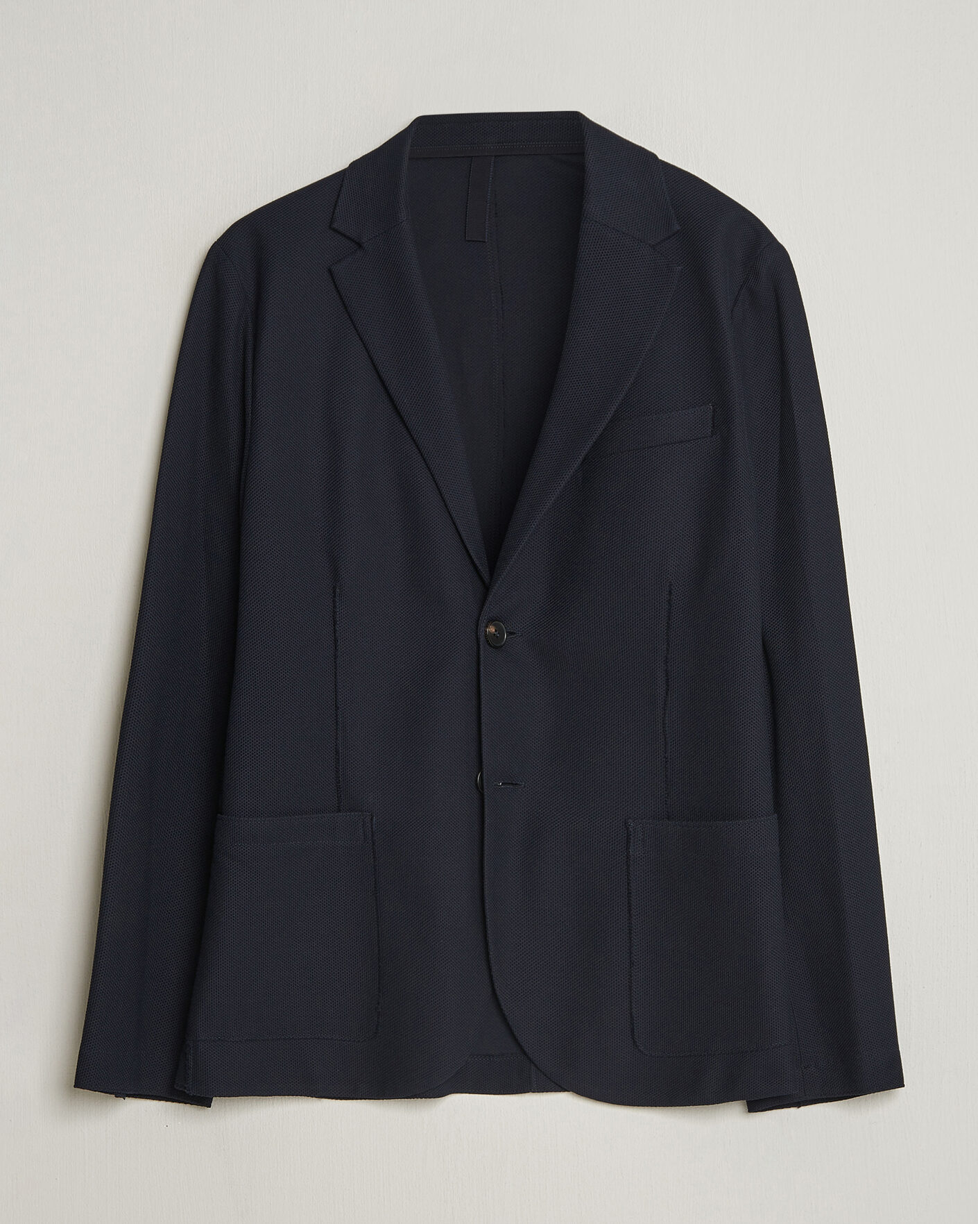 Mies | Pikkutakit | Harris Wharf London | Loro Piana Honey Comb Blazer Navy Blue
