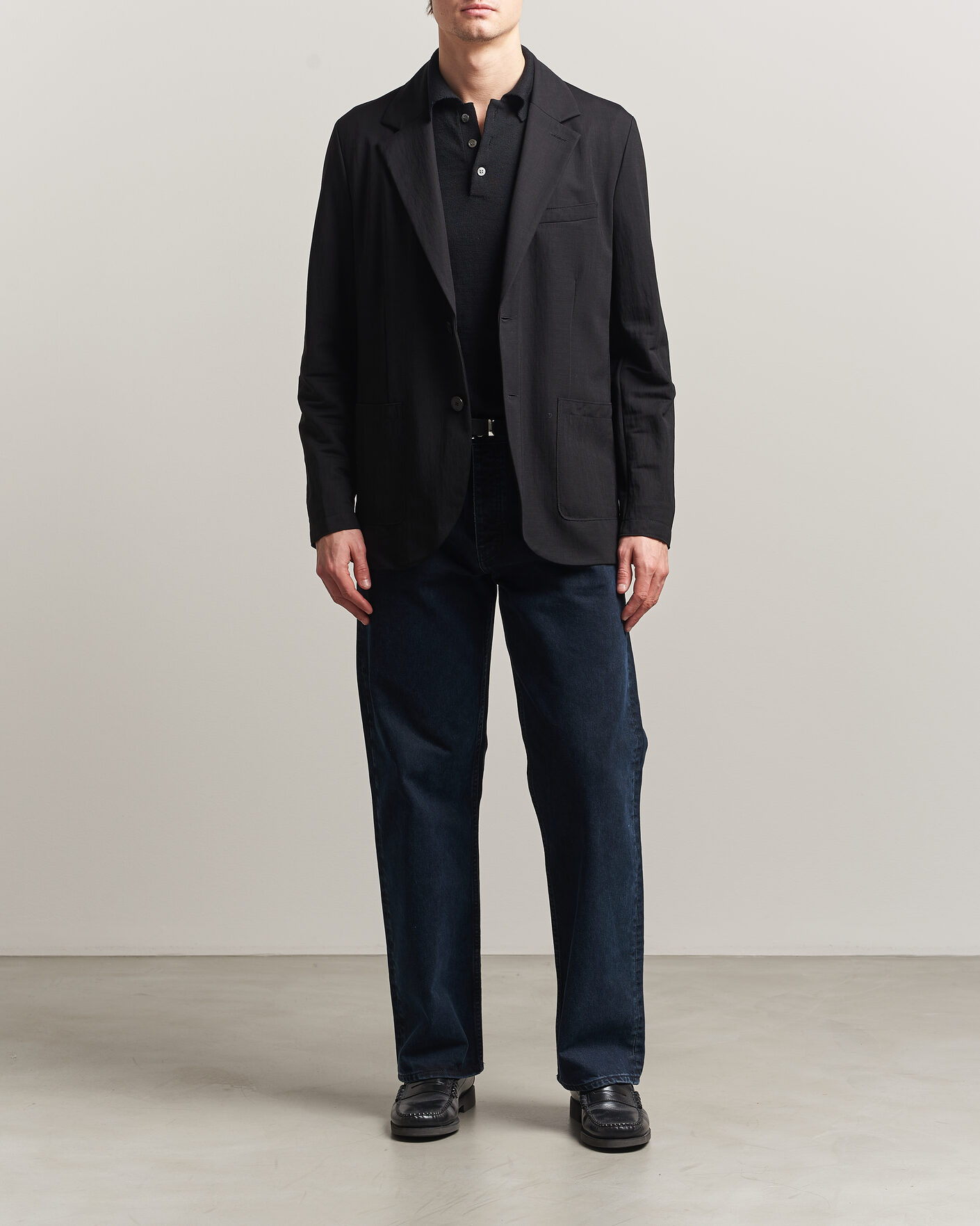 Mies | Pikkutakit | Harris Wharf London | Rayon Travel Blazer Black