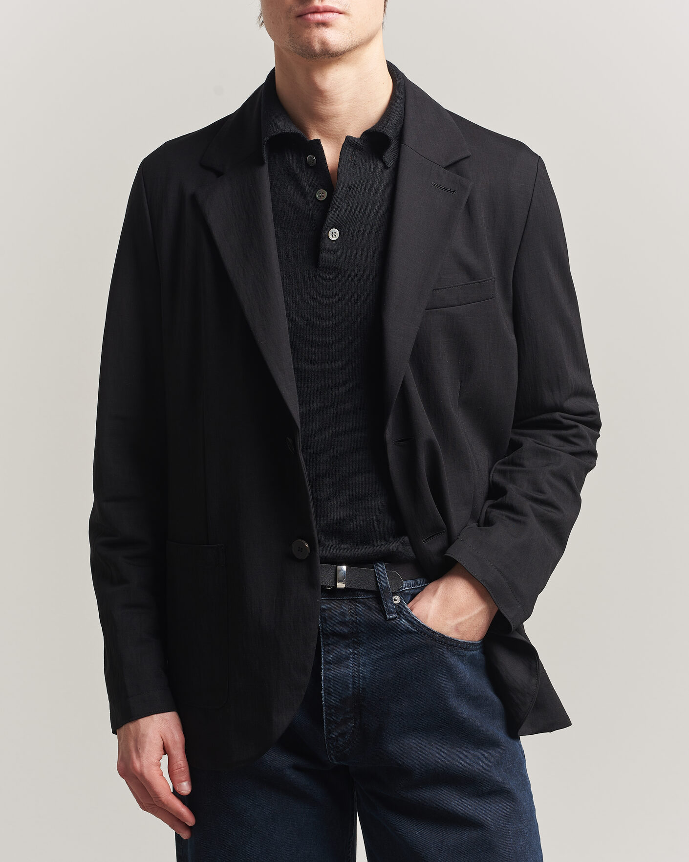 Mies | Pikkutakit | Harris Wharf London | Rayon Travel Blazer Black