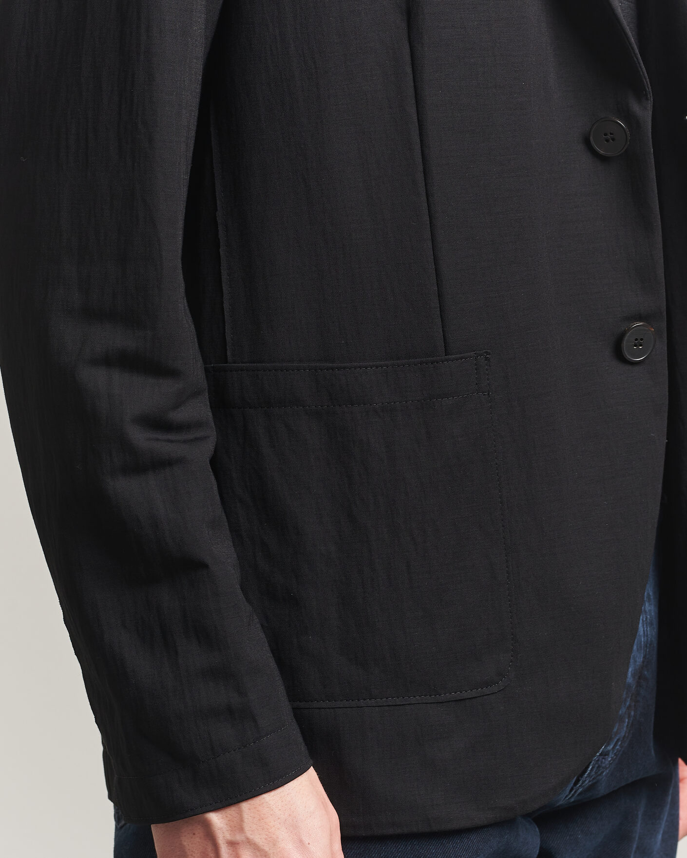 Mies | Pikkutakit | Harris Wharf London | Rayon Travel Blazer Black