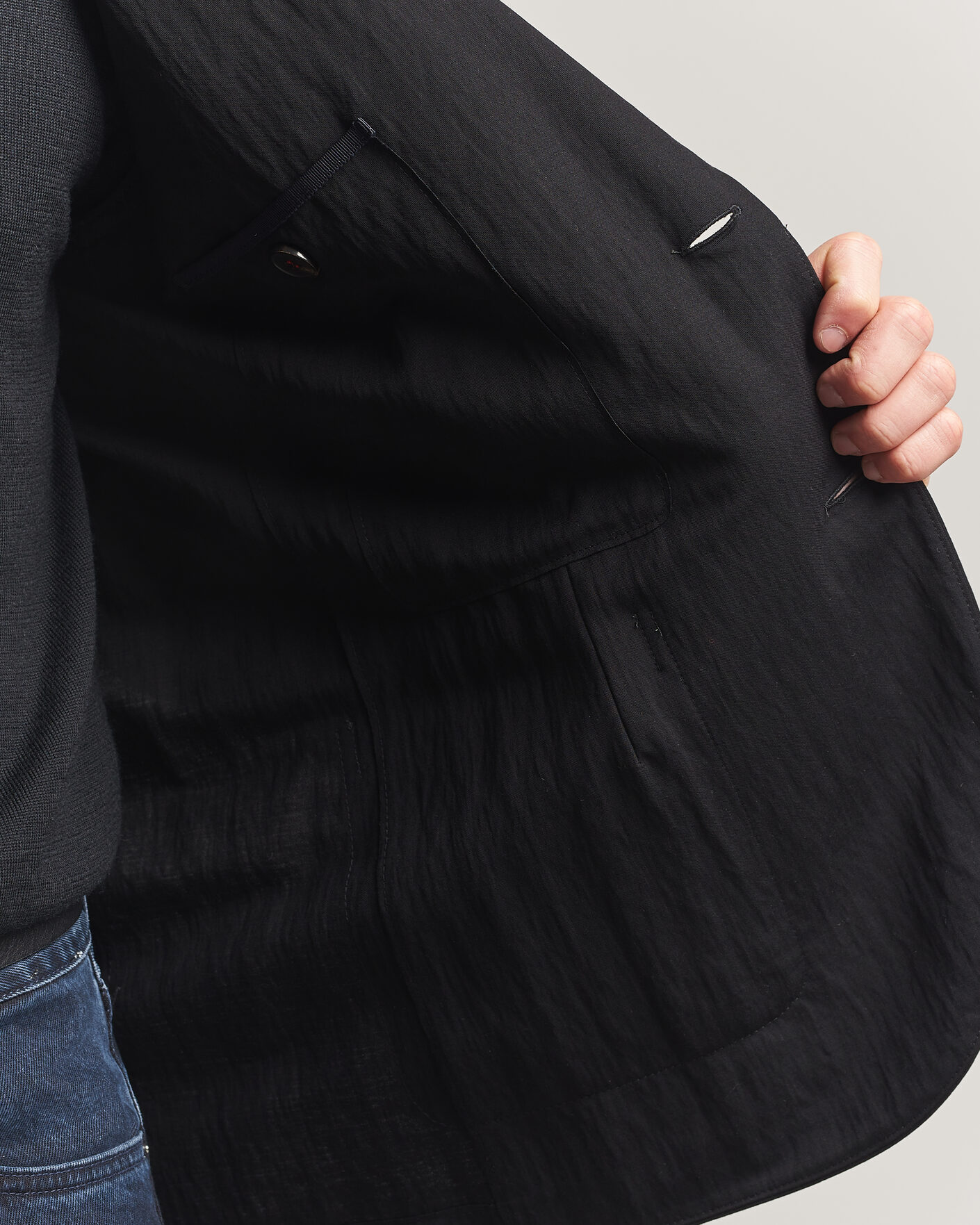 Mies | Pikkutakit | Harris Wharf London | Rayon Travel Blazer Black