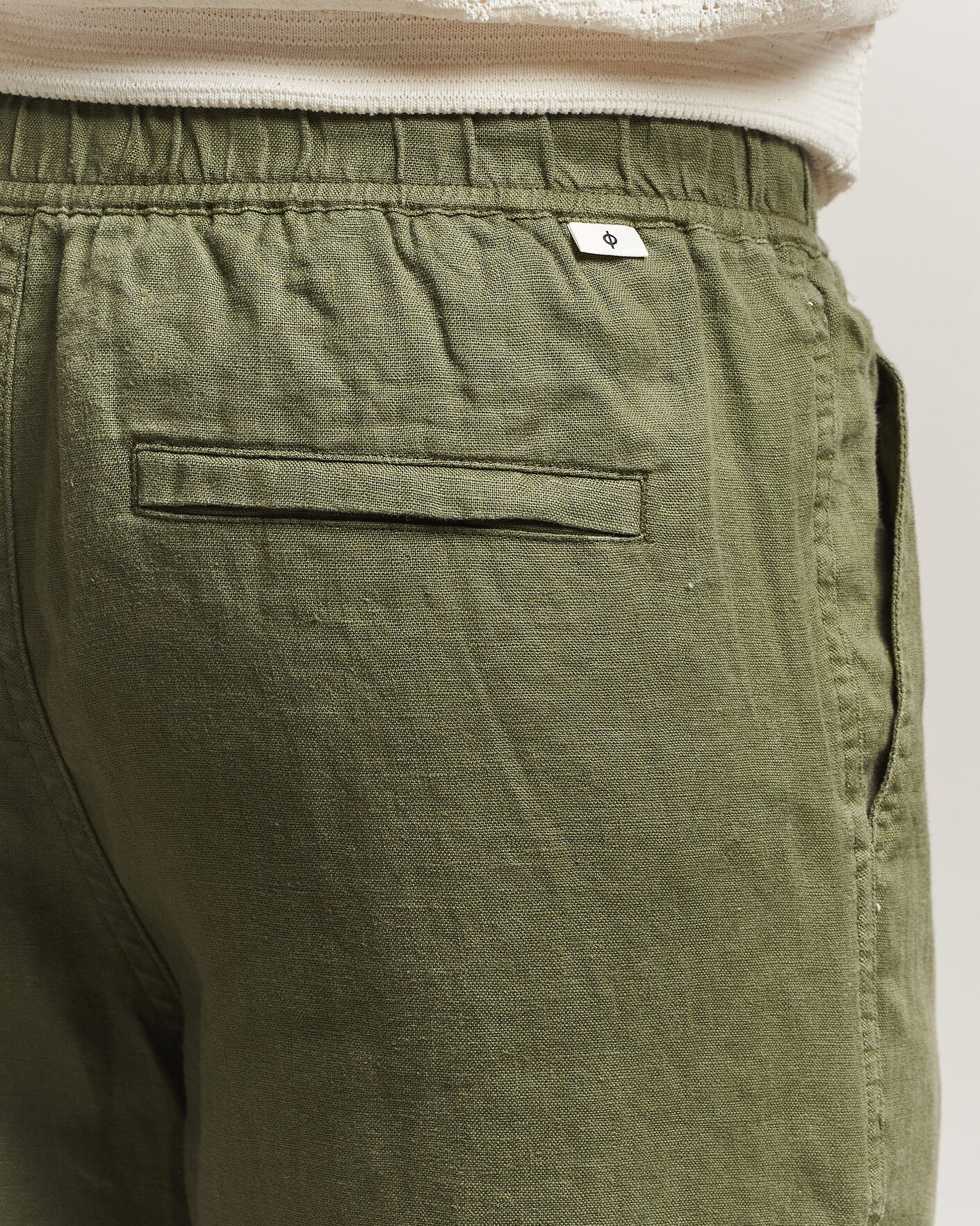 Mies | Housut | Samsøe Samsøe | Jabari Linen Drawstring Trousers Burnt Olive