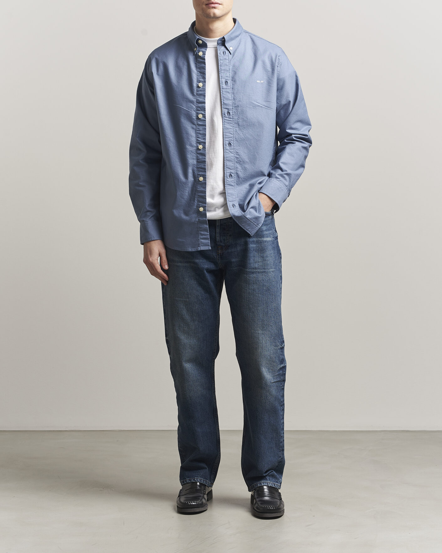 Mies | Farkut | Samsøe Samsøe | Eddie Regular Fit Jeans Nippon Blue