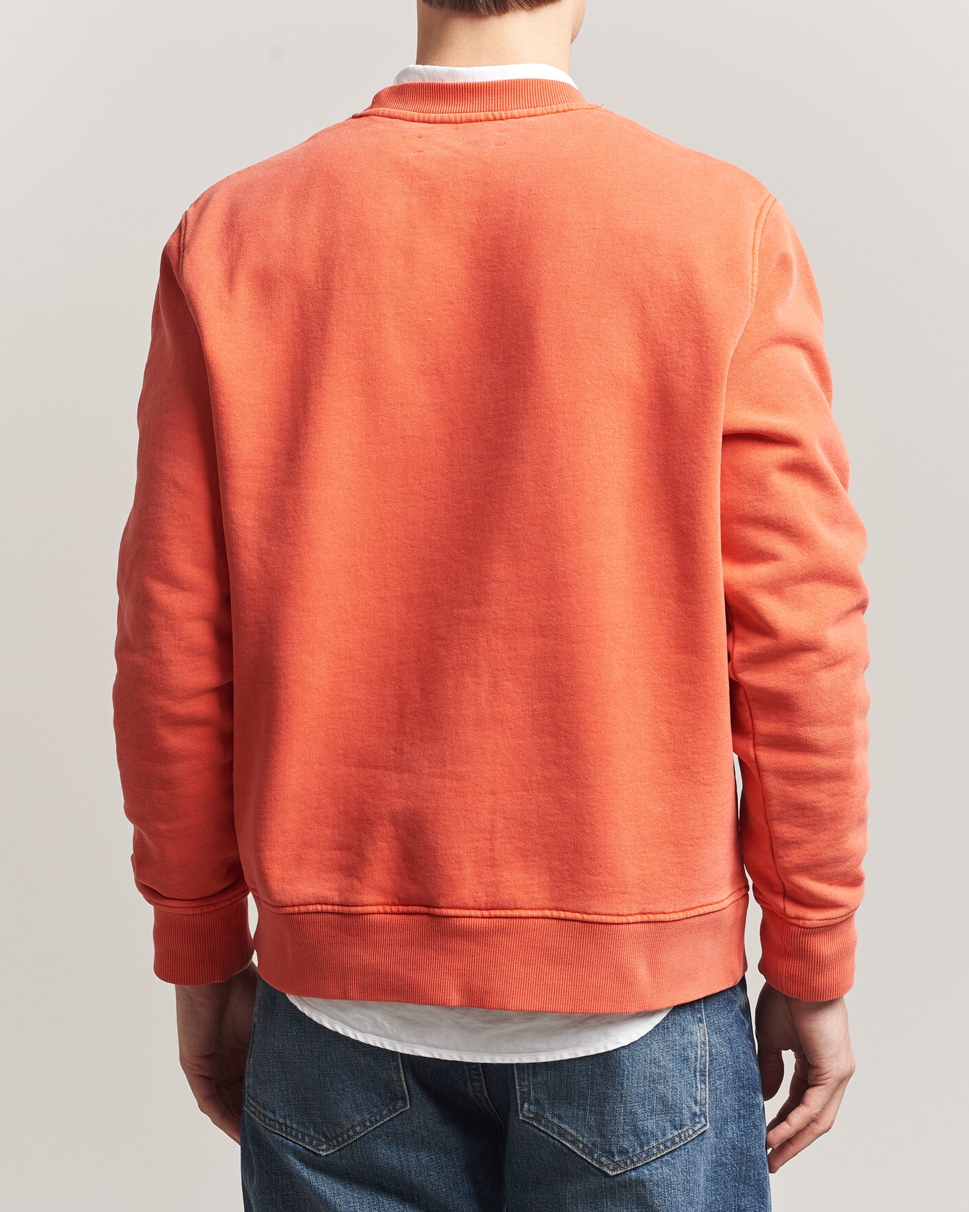 Mies | Puserot | Samsøe Samsøe | Joel Washed Organic Cotton Sweatshirt Aurora Red