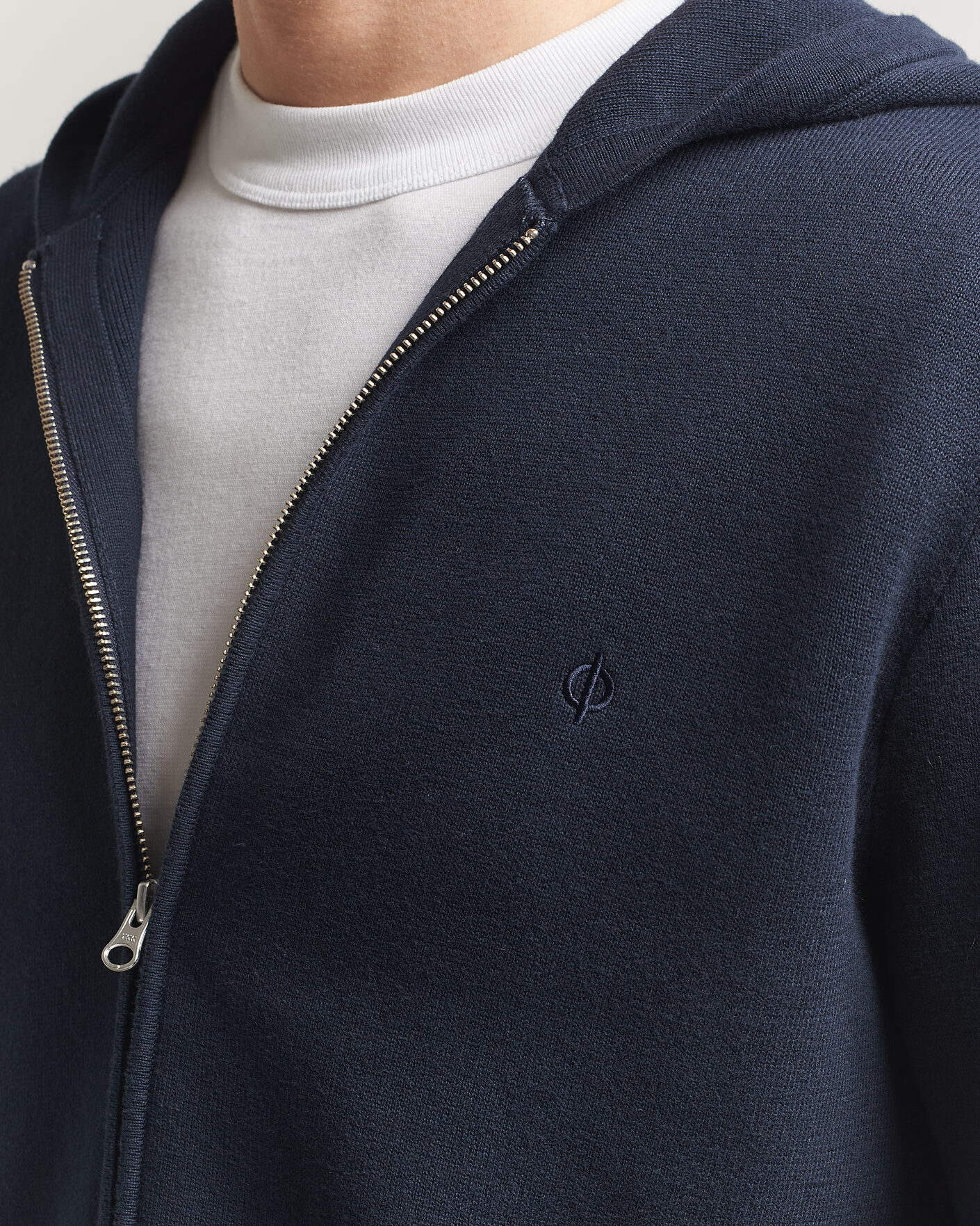 Mies | Puserot | Samsøe Samsøe | Niklas Full Zip Hoodie Salute Navy