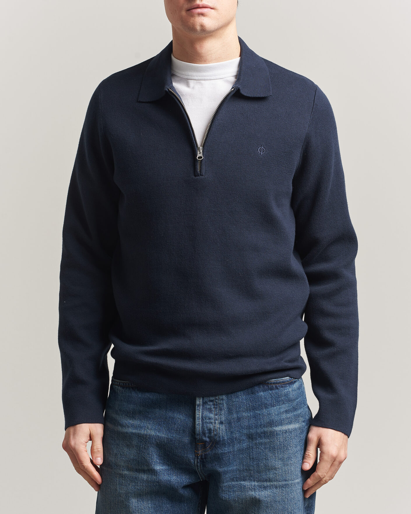 Mies | Puserot | Samsøe Samsøe | Guna Half Zip Salute Navy