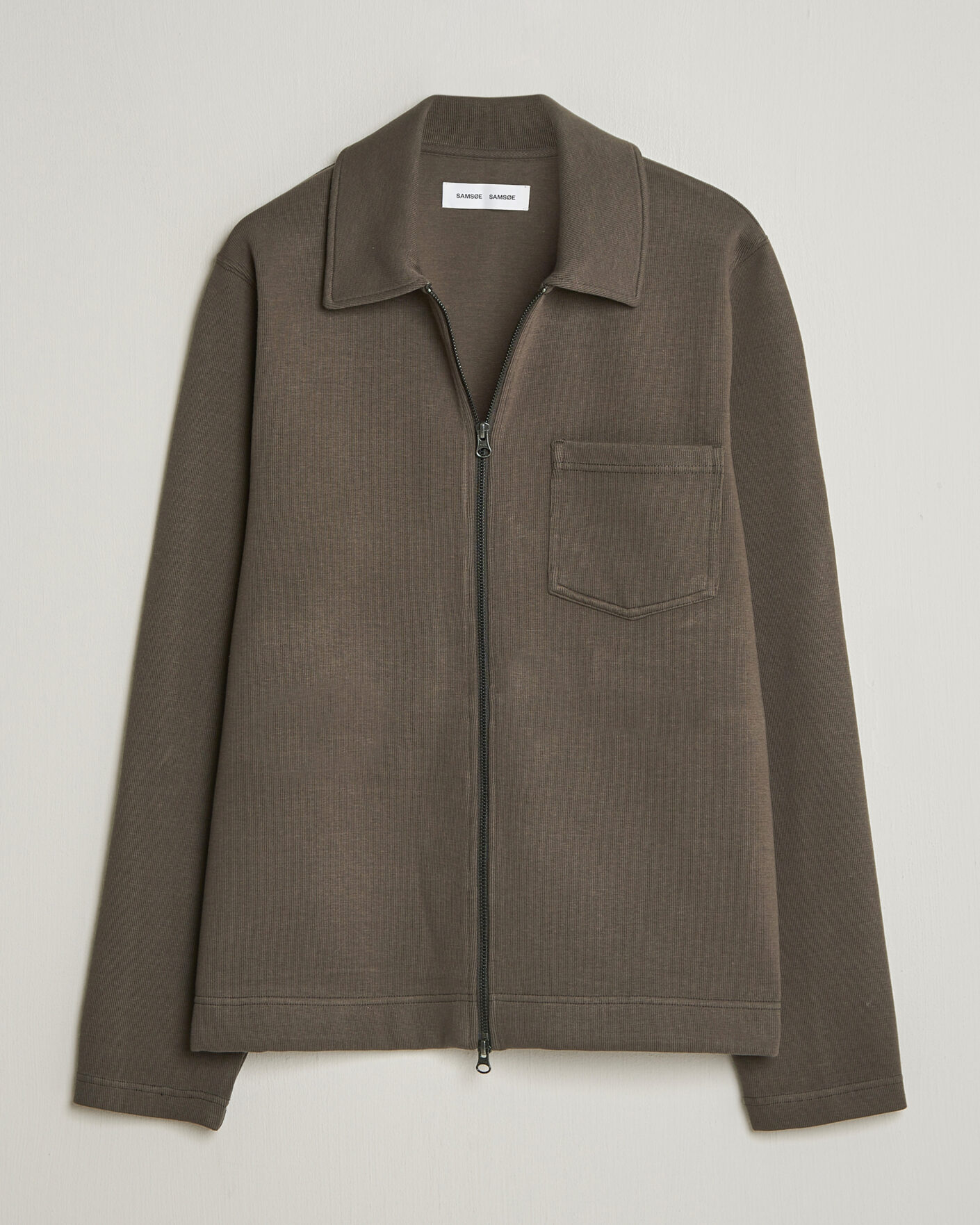 Mies | Puserot | Samsøe Samsøe | Hannes Full Zip Black Olive