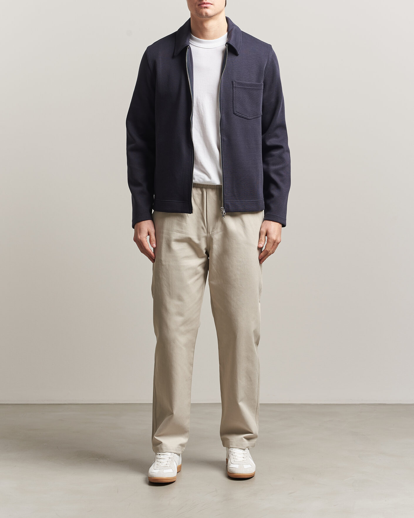 Mies | Puserot | Samsøe Samsøe | Hannes Full Zip Salute Navy