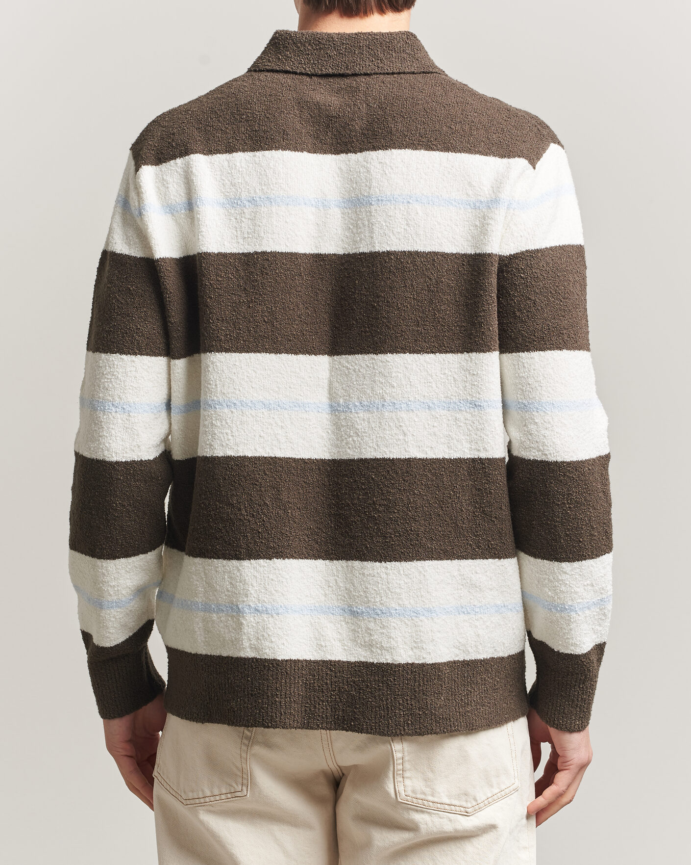 Mies | Puserot | Samsøe Samsøe | Nino Knitted Polo Black Olive/White