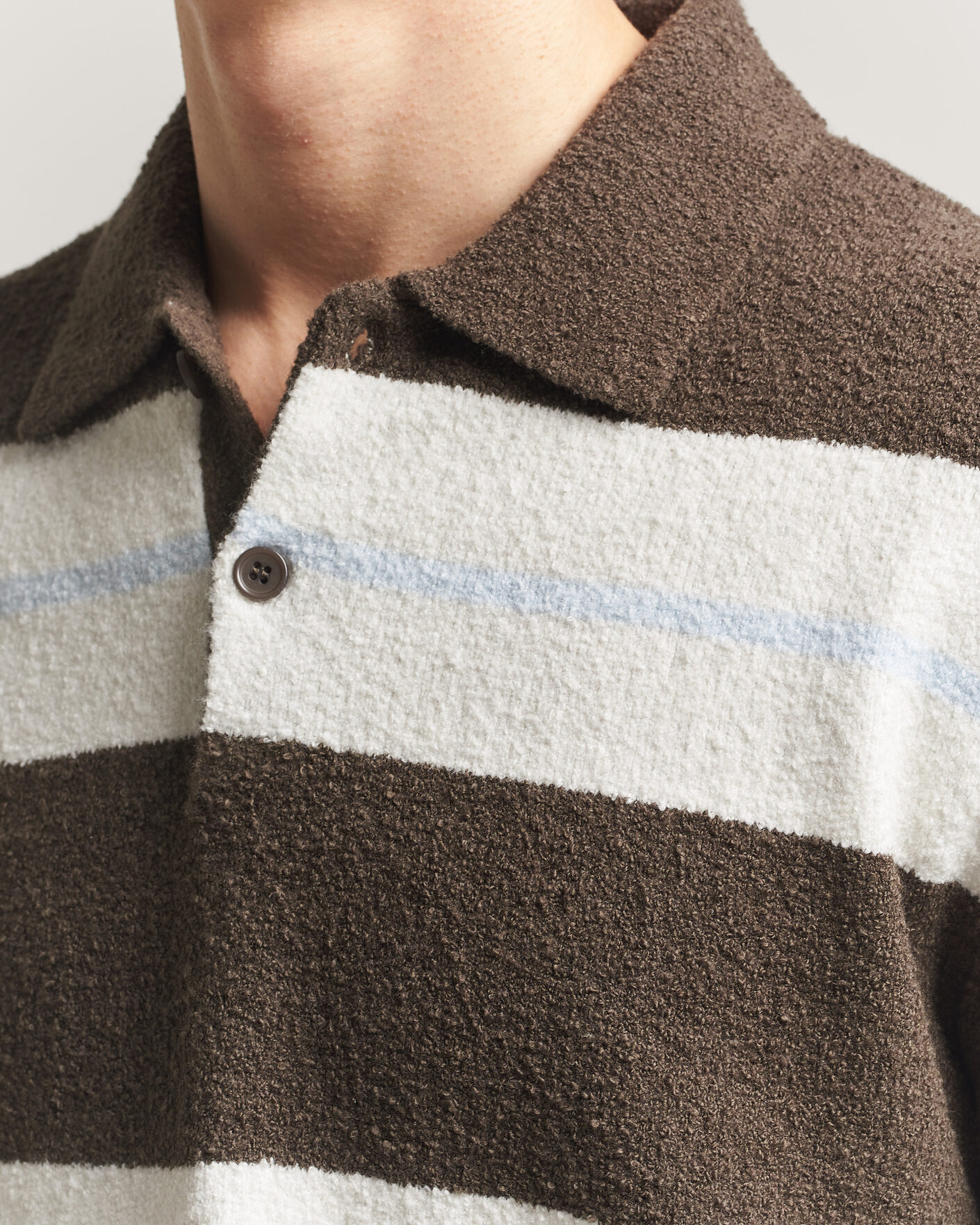 Mies | Puserot | Samsøe Samsøe | Nino Knitted Polo Black Olive/White