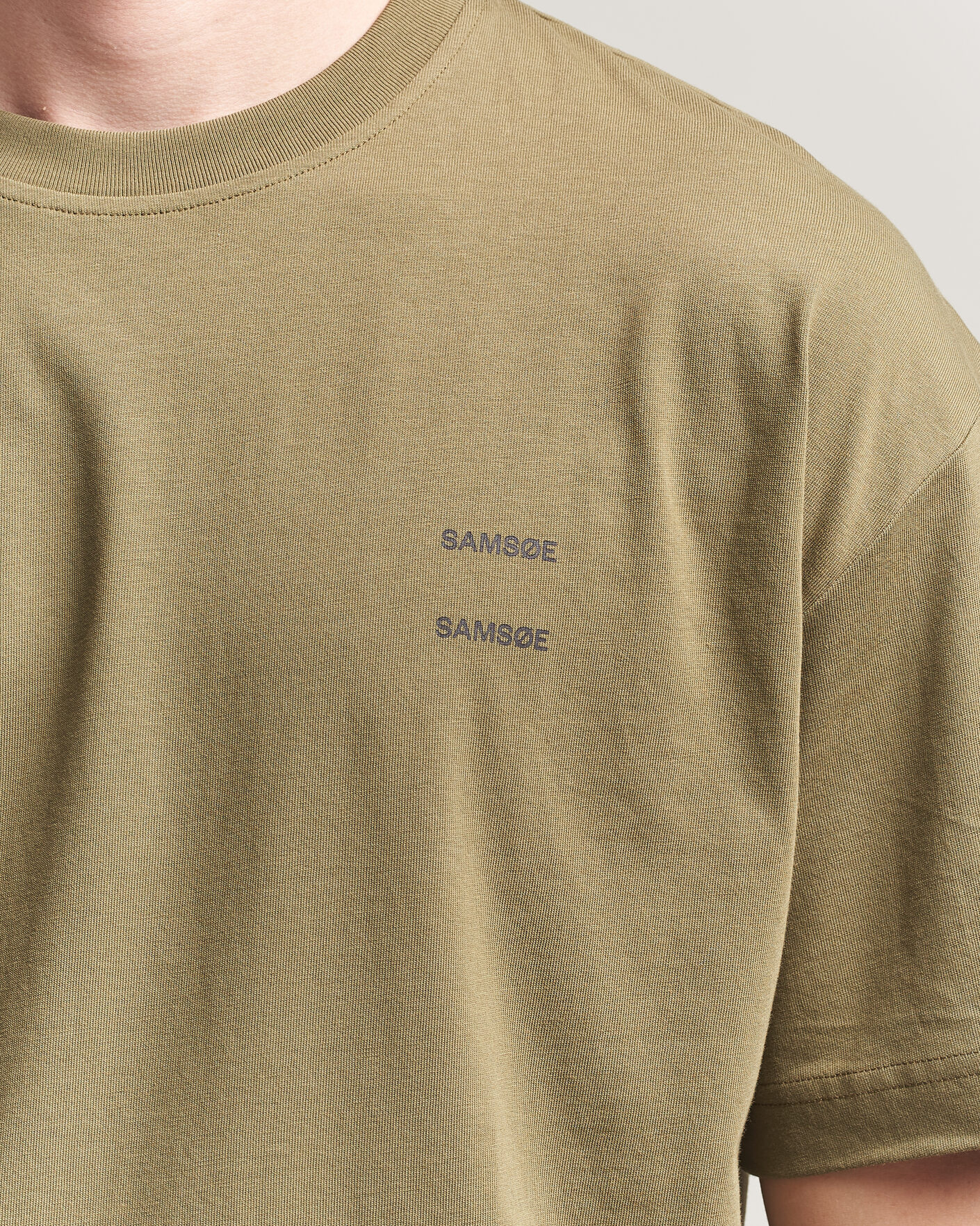 Mies | T-paidat | Samsøe Samsøe | Joel Organic Cotton T-Shirt Burnt Olive