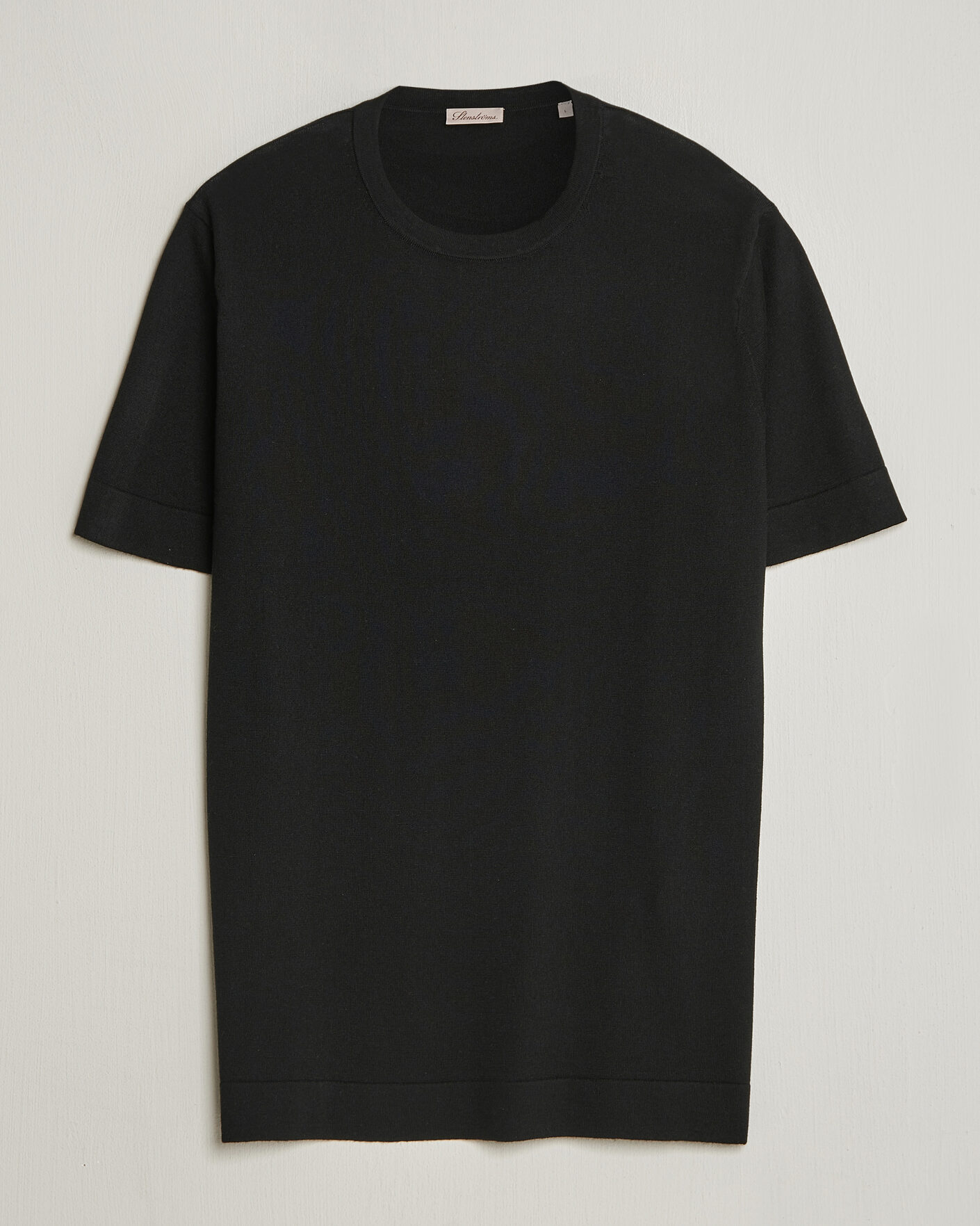 Mies | T-paidat | Stenströms | Silk/Cashmere T-Shirt Black