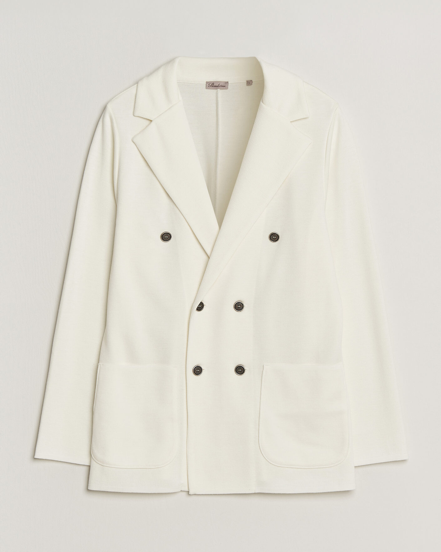 Mies | Pikkutakit | Stenströms | Milano Knitted DB Textured Blazer White