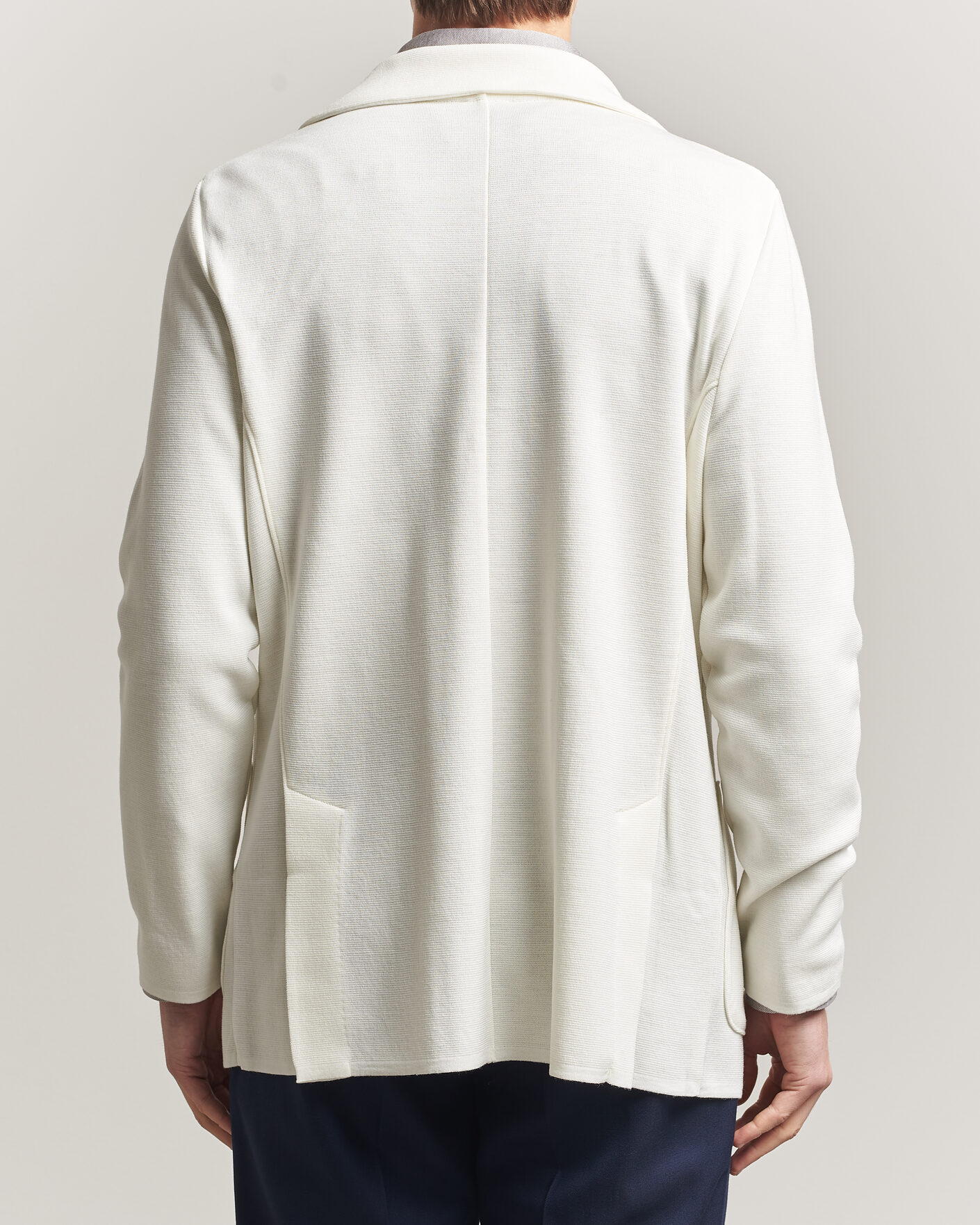 Mies | Pikkutakit | Stenströms | Milano Knitted DB Textured Blazer White