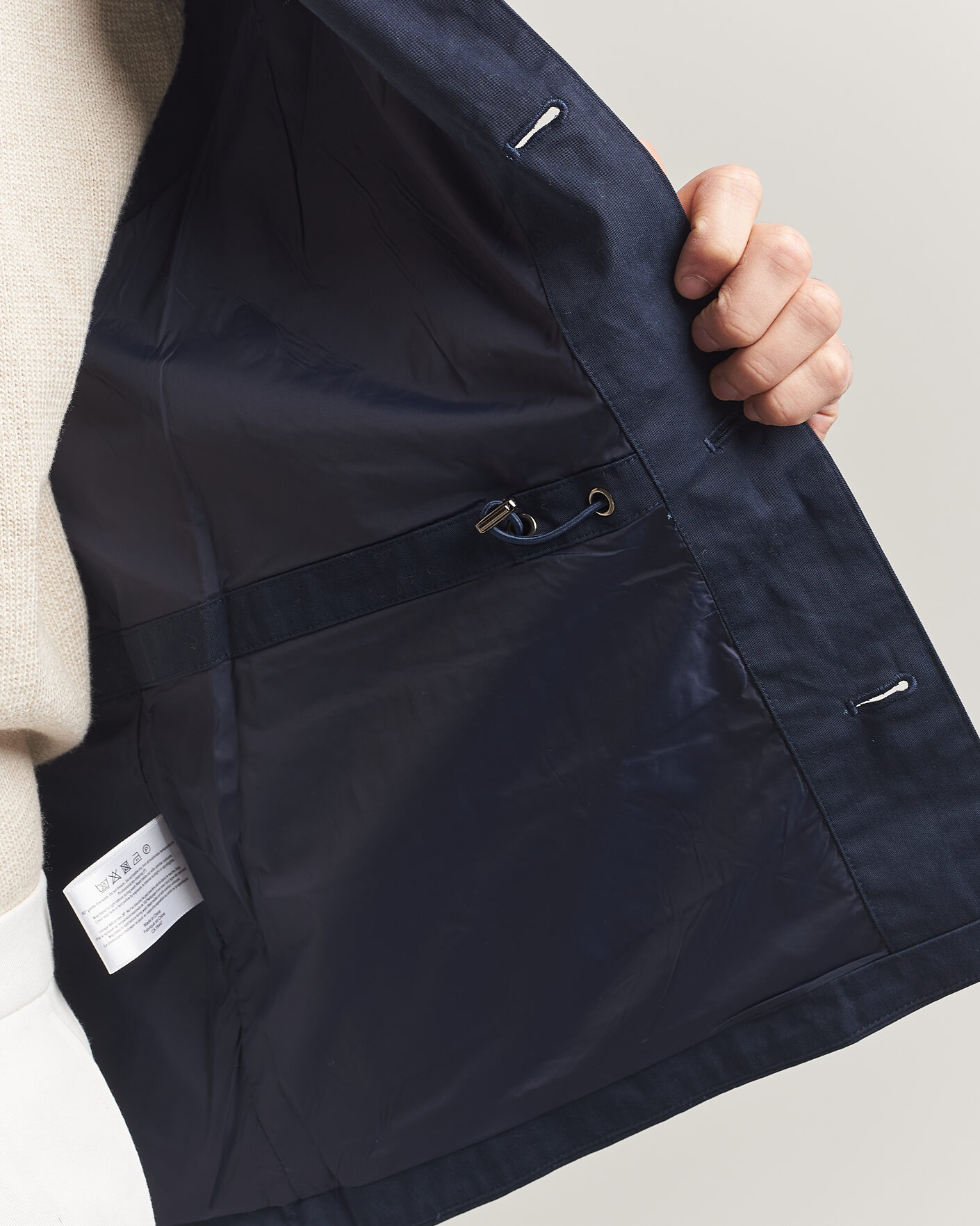 Mies | Ulkoliivit | Stenströms | Cotton  Twill Vest Navy