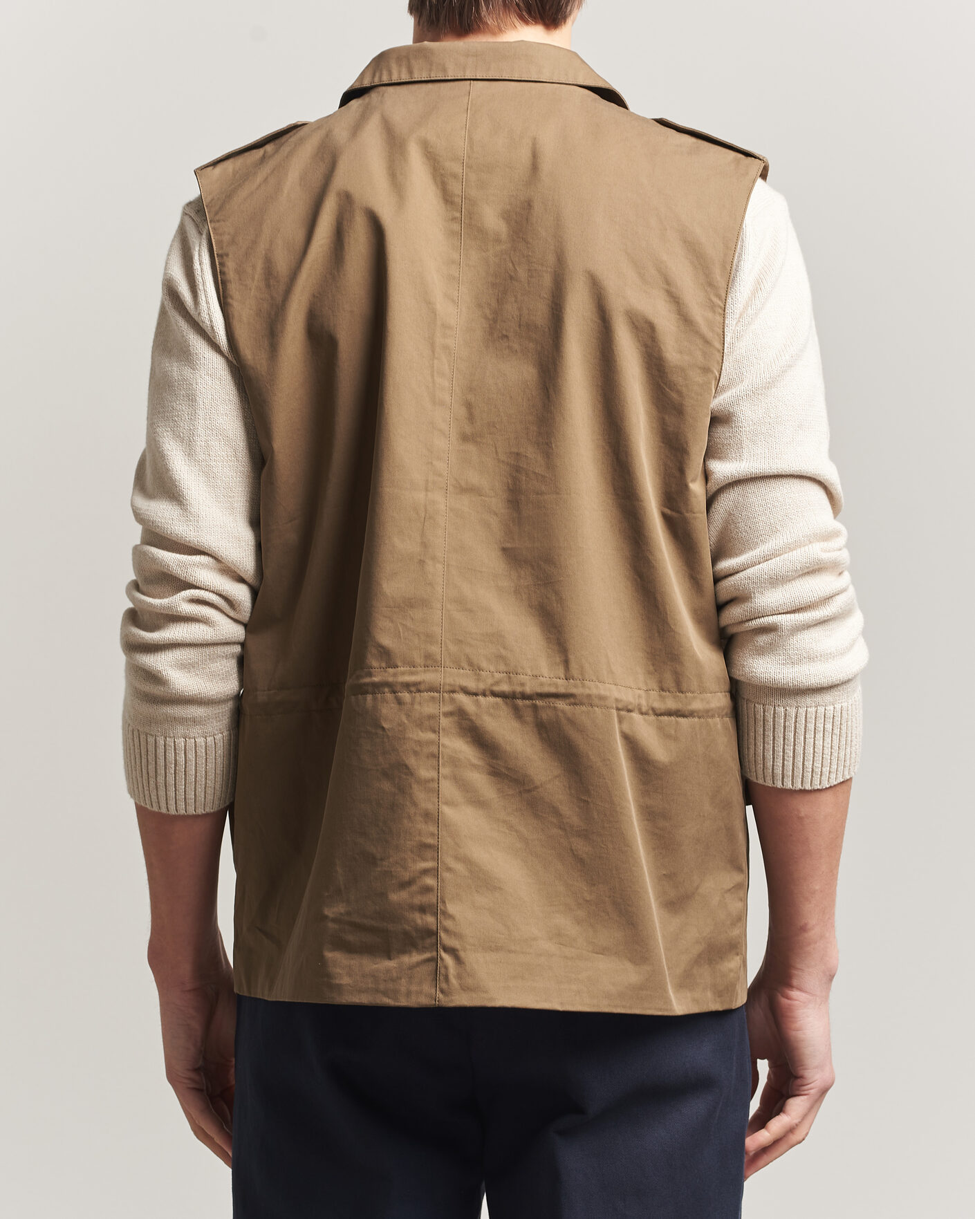 Mies | Ulkoliivit | Stenströms | Cotton Twill Vest Olive