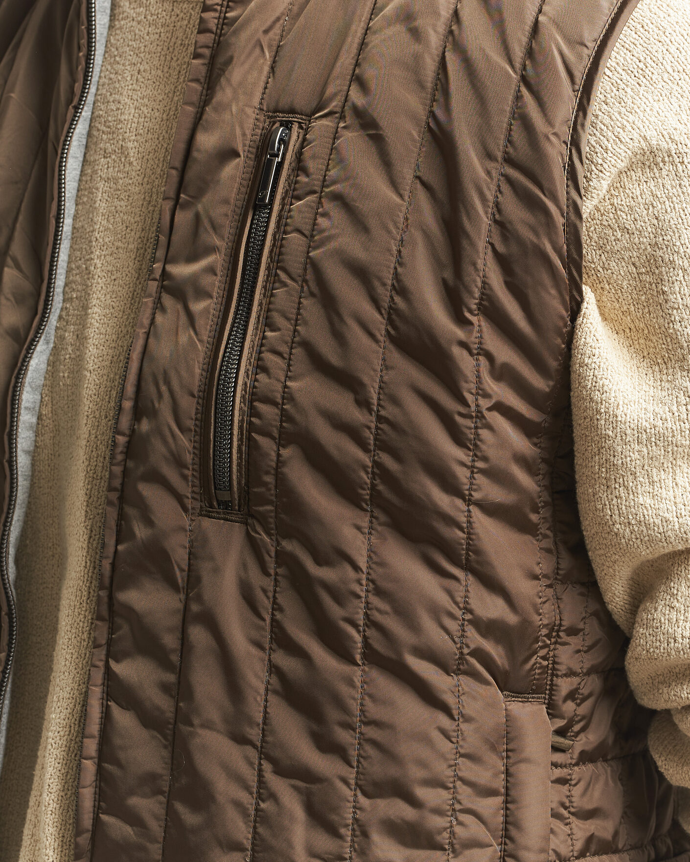 Mies | Ulkoliivit | Stenströms | Nylon Quilted Light Padded Vest Olive