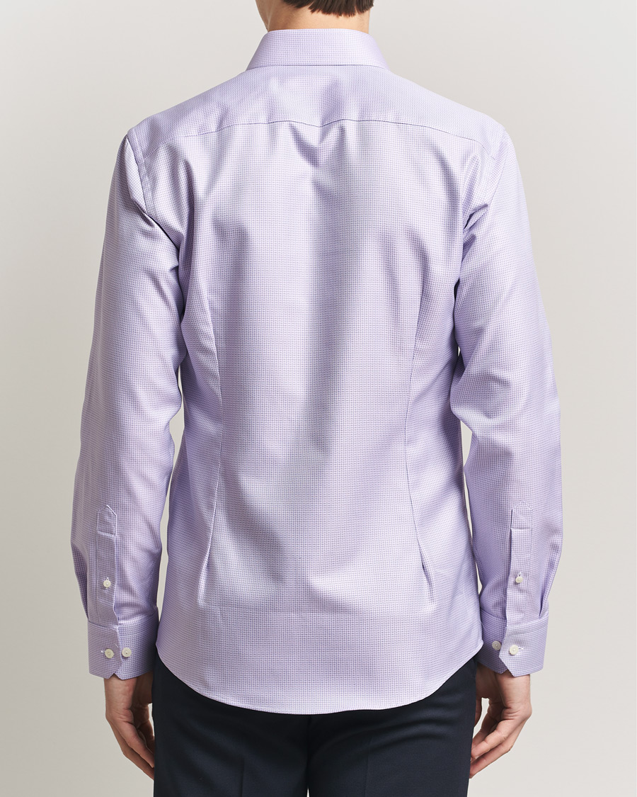 Mies | Kauluspaidat | Eton | Slim Fit Signature Twill Structured Shirt Light Purple