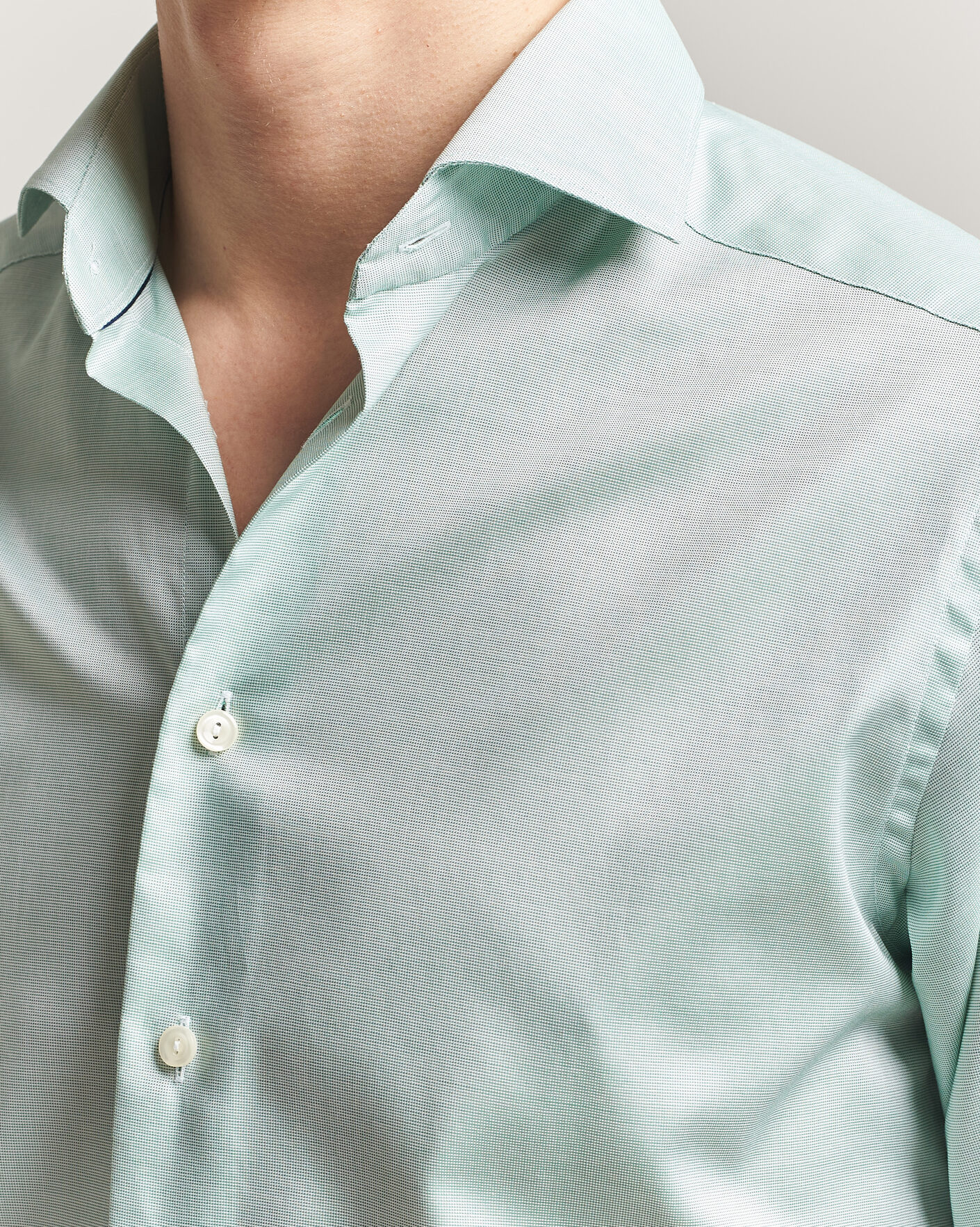 Mies | Kauluspaidat | Eton | Slim Fit Signature Oxford Shirt Mid Green