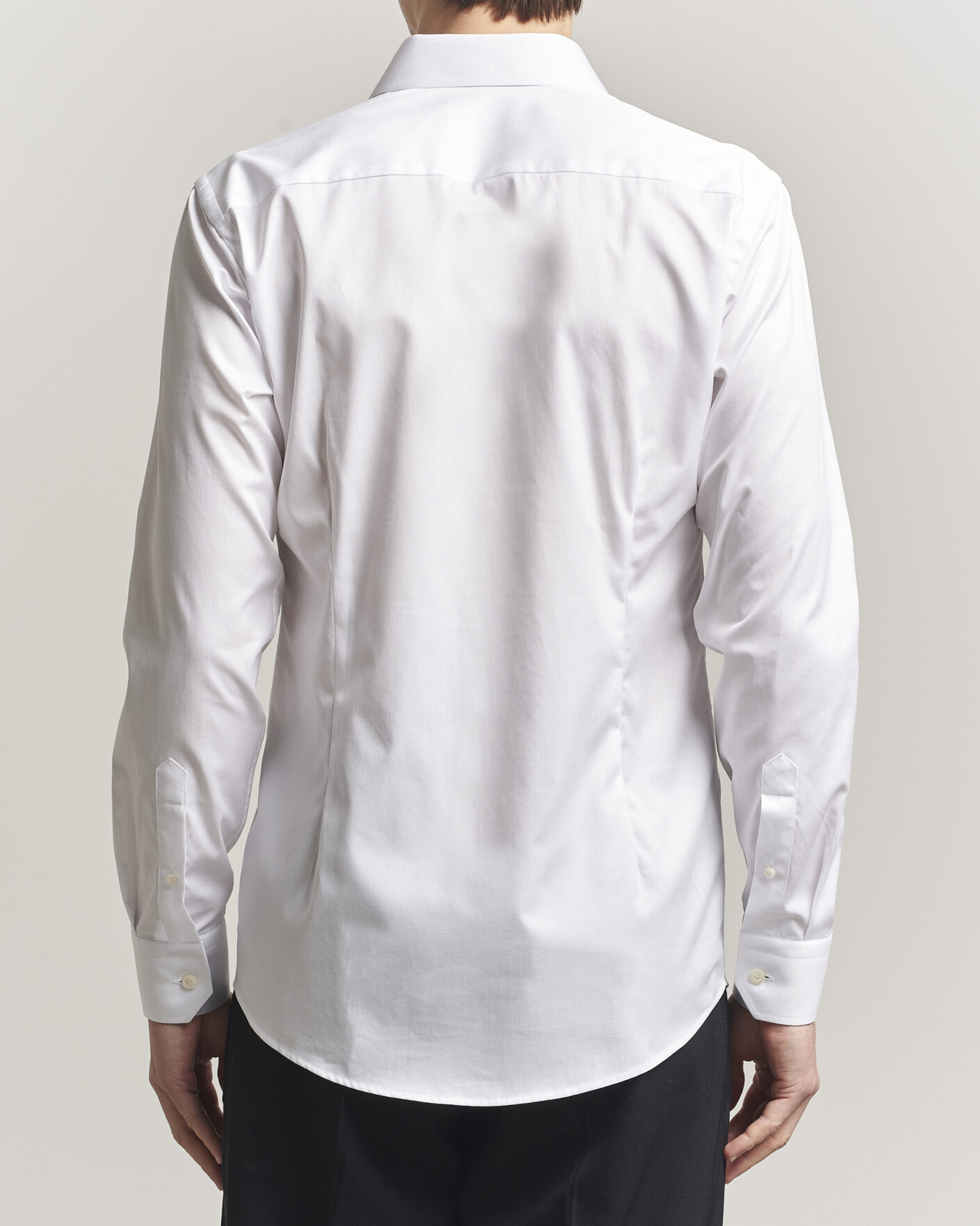 Mies | Kauluspaidat | Eton | Slim Fit Signature Twill Contrast Shirt White
