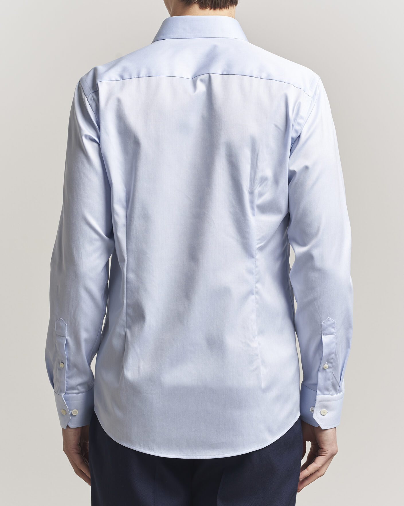 Mies | Kauluspaidat | Eton | Slim Fit Signature Twill Contrast Shirt Light Blue