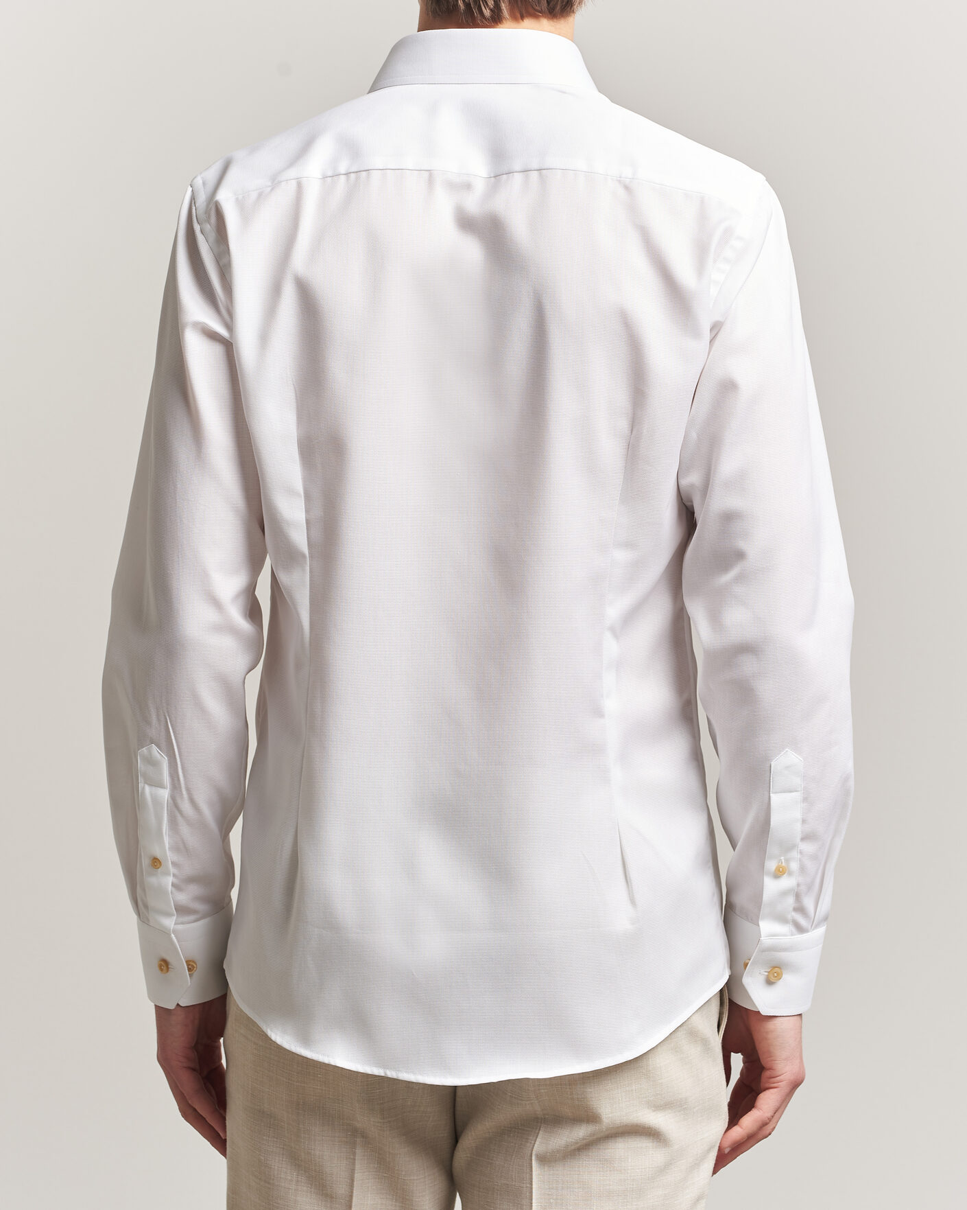 Mies | Kauluspaidat | Eton | Slim Fit Signature Twill Contrast Shirt White