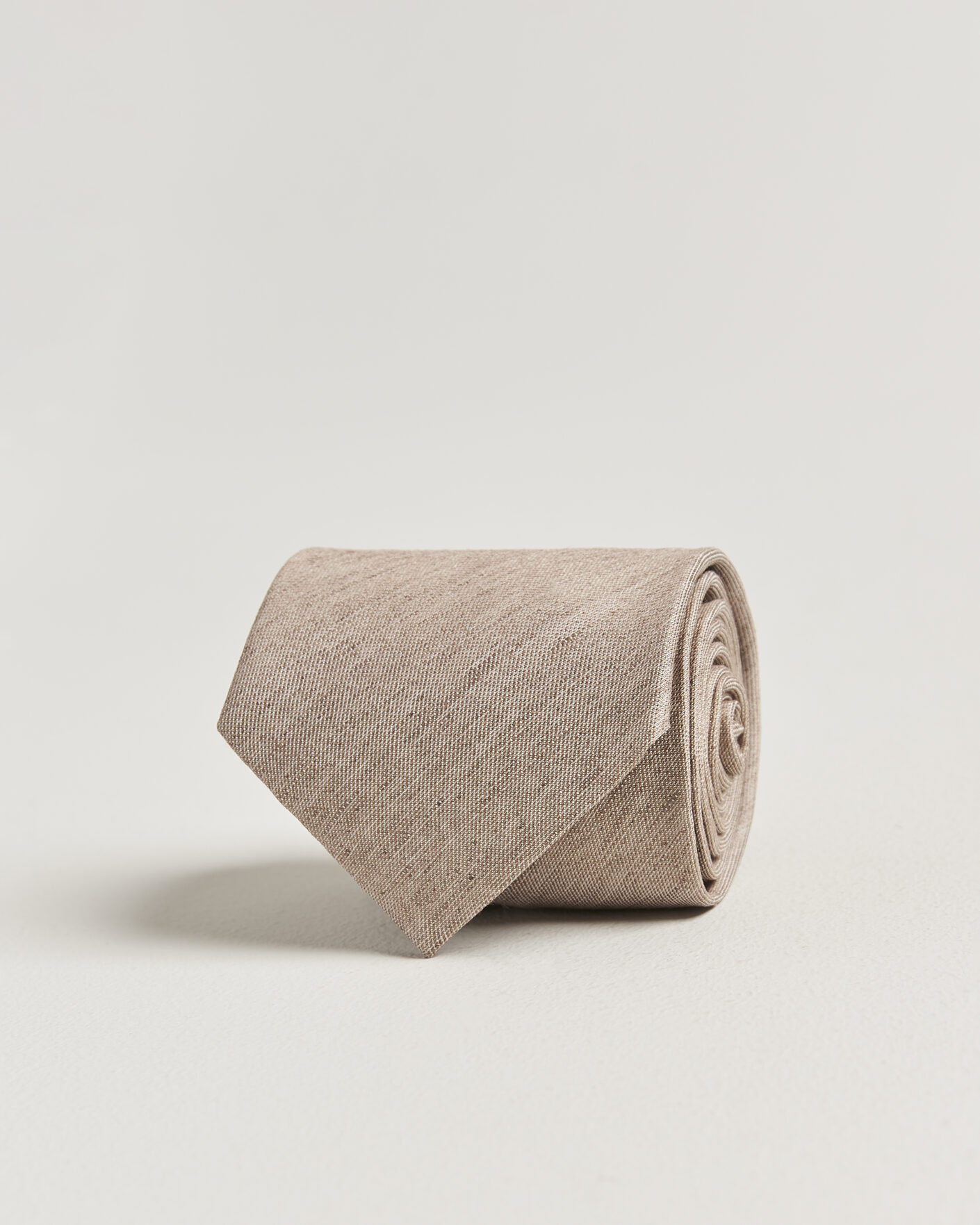 Mies | Solmiot | Eton | Linen Silk Tie Beige