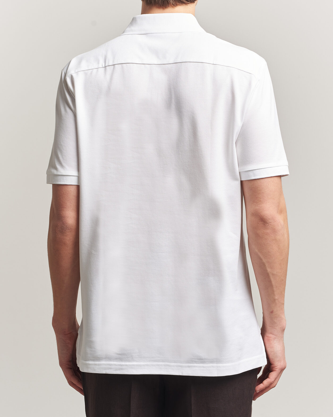 Mies | Pikeet | Eton | Pima Pique Polo White