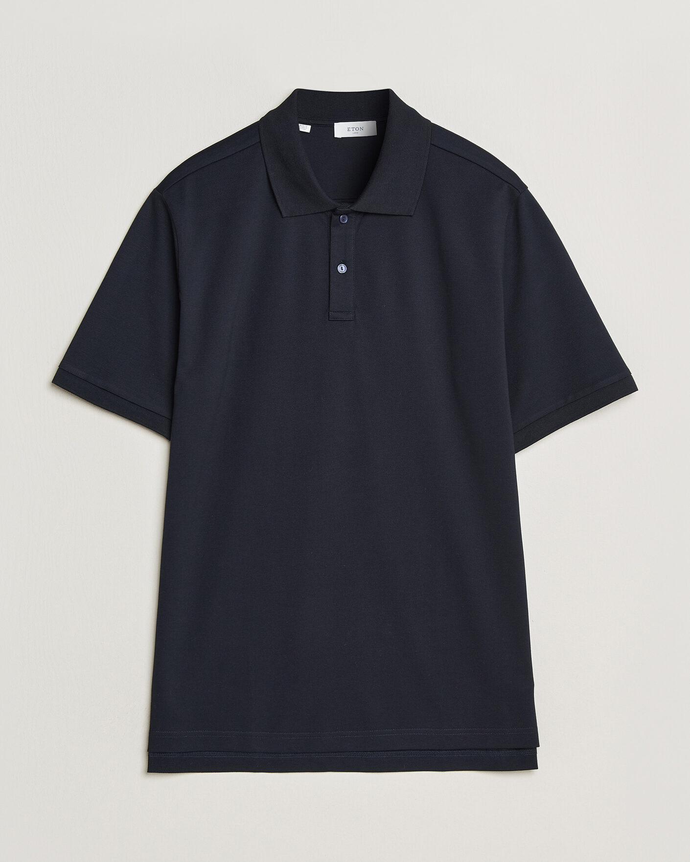 Mies | Pikeet | Eton | Pima Pique Polo Navy Blue