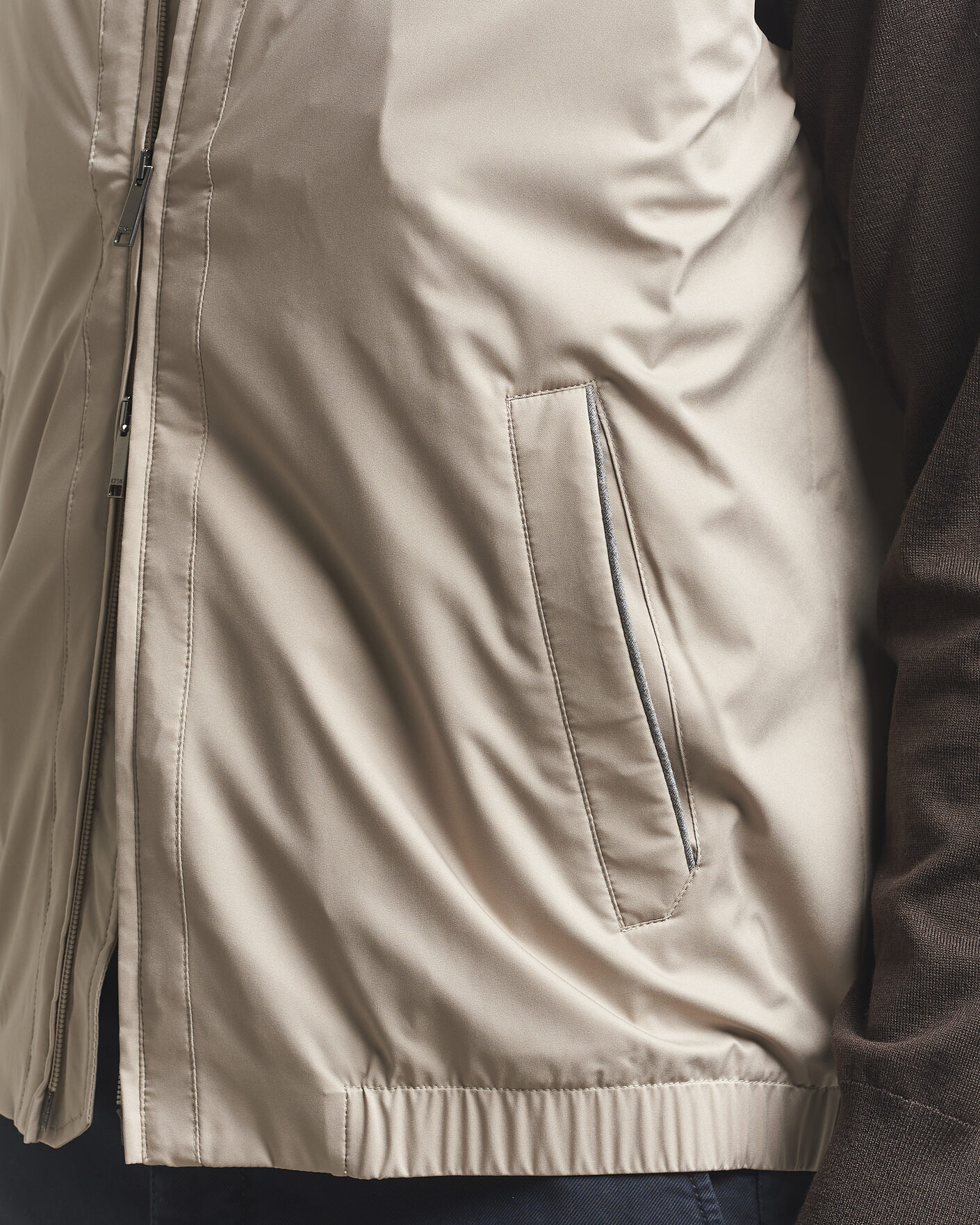 Mies | Ulkoliivit | Eton | Lightweight Wind Vest Beige