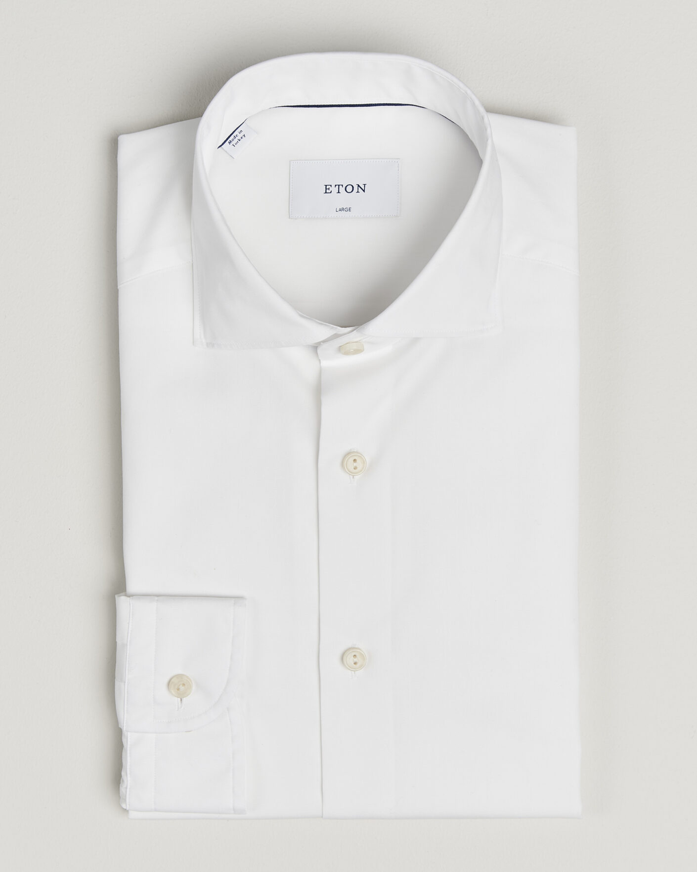 Mies | Kauluspaidat | Eton | Casual Fit Breeze Poplin Shirt White