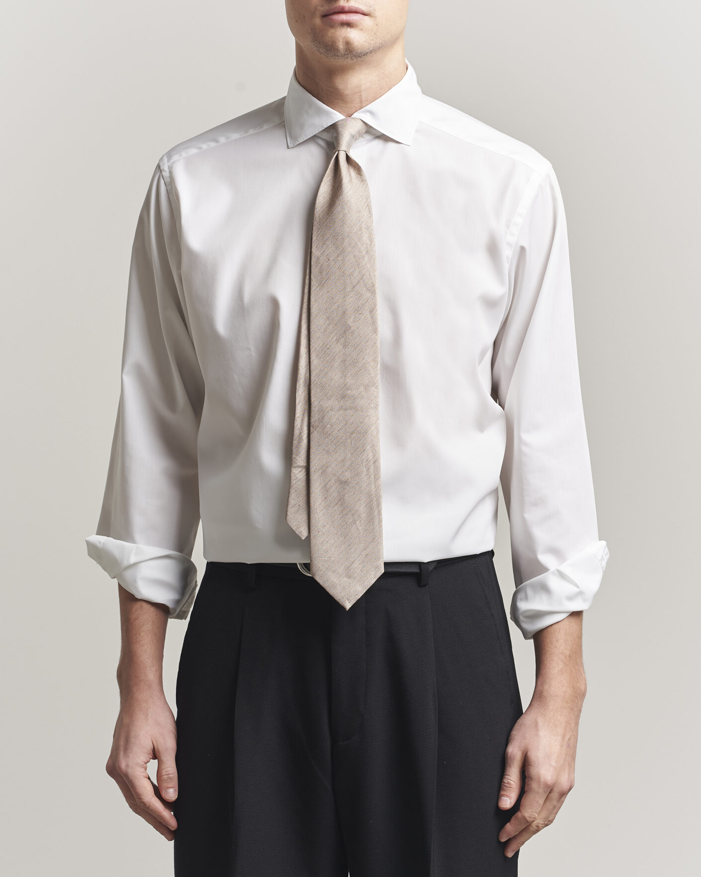 Mies | Kauluspaidat | Eton | Casual Fit Breeze Poplin Shirt White