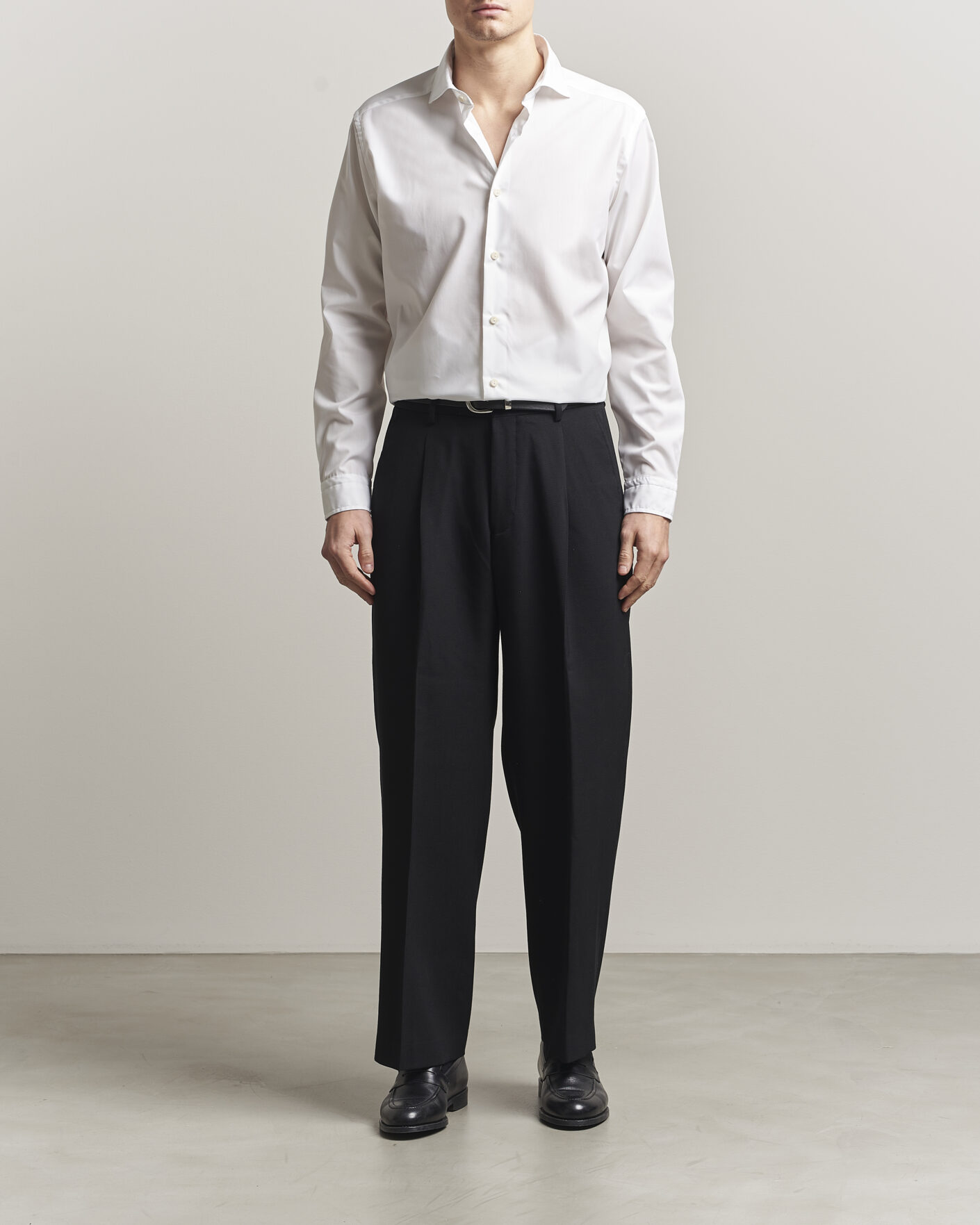 Mies | Kauluspaidat | Eton | Casual Fit Breeze Poplin Shirt White