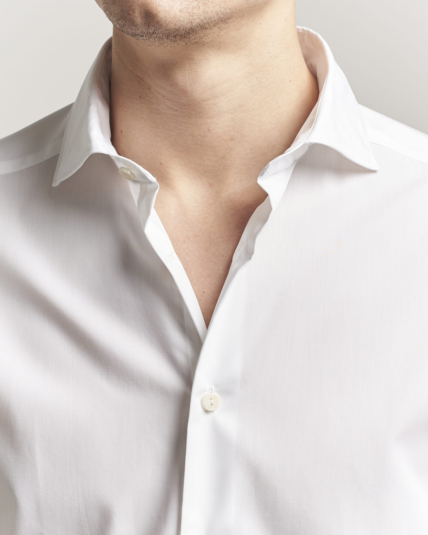 Mies | Kauluspaidat | Eton | Casual Fit Breeze Poplin Shirt White