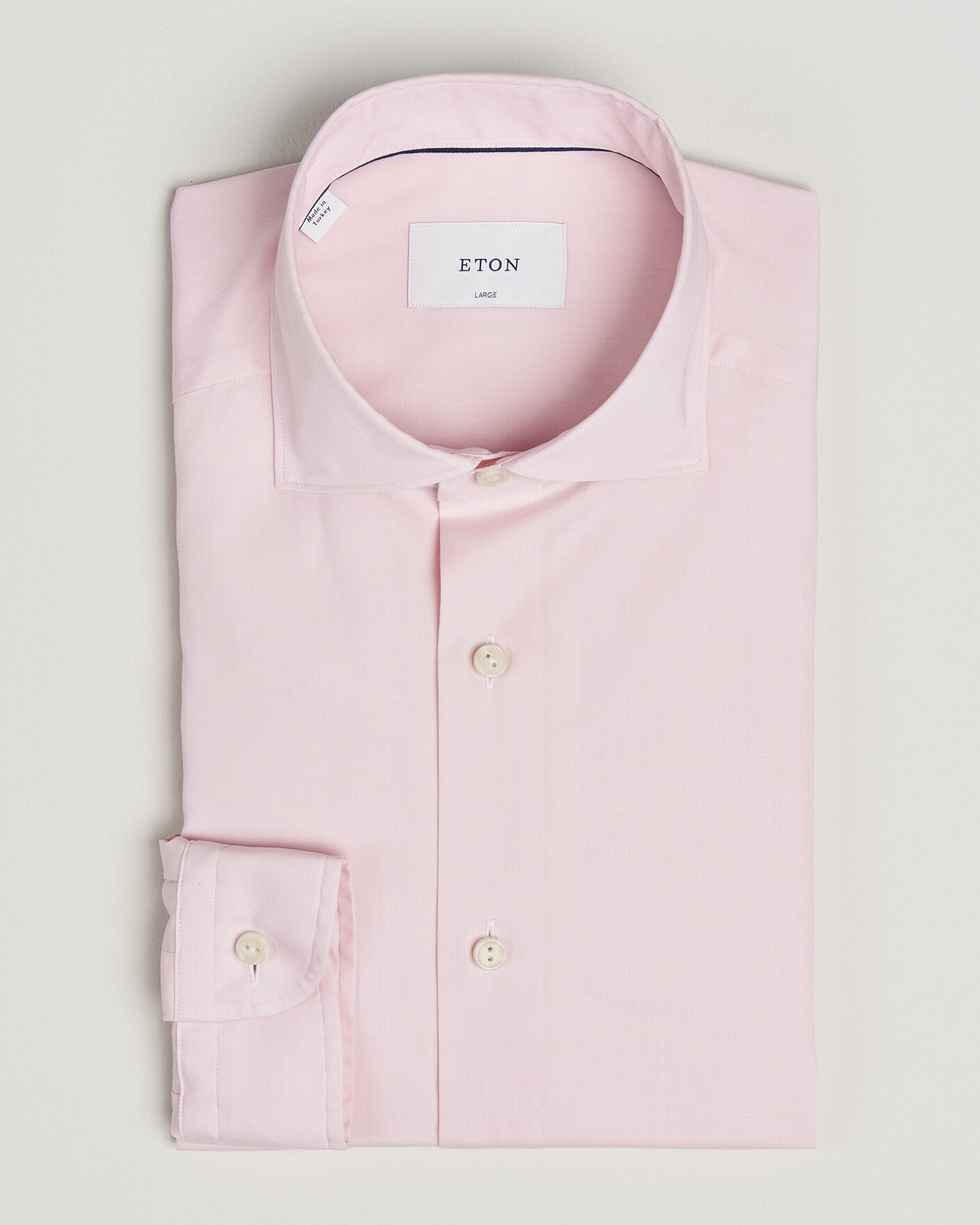 Mies | Kauluspaidat | Eton | Casual Fit Breeze Poplin Shirt Pink