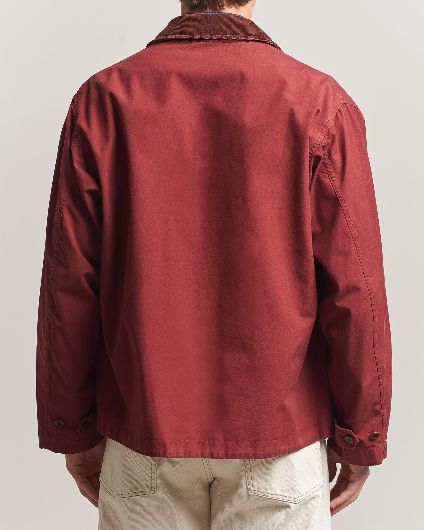 Mies | Takit | Drake's | Hiking Jacket Washed Red