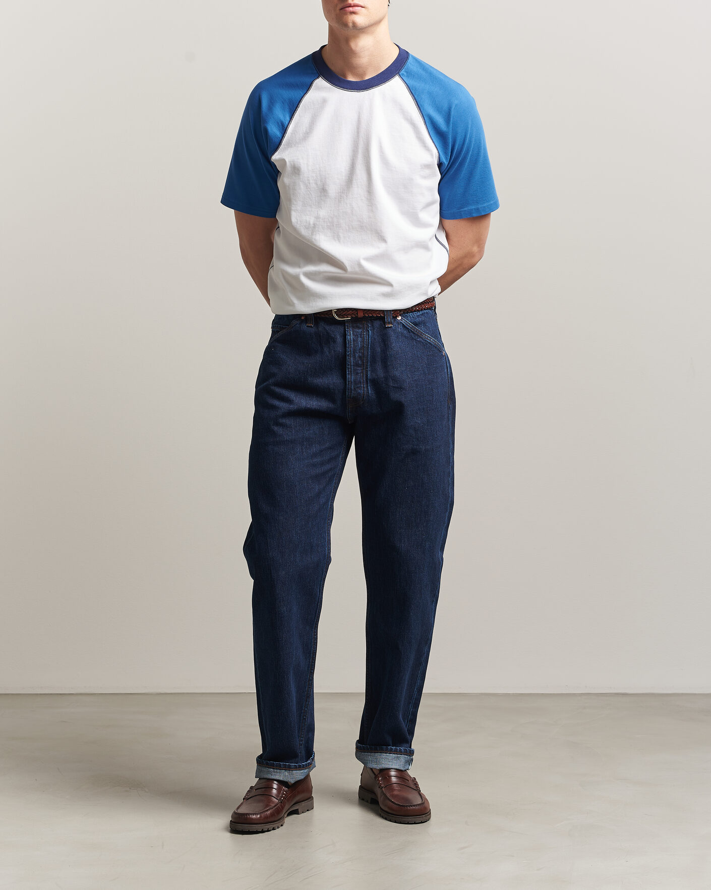 Mies | Farkut | Drake's | 5-Pocket Japanese Selvedge Denim Stone Wash