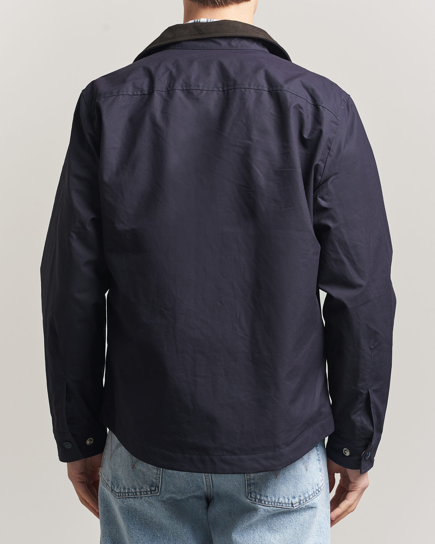 Mies | Takit | Manifattura Ceccarelli | Dry Wax Heavy Shirt Jacket Navy
